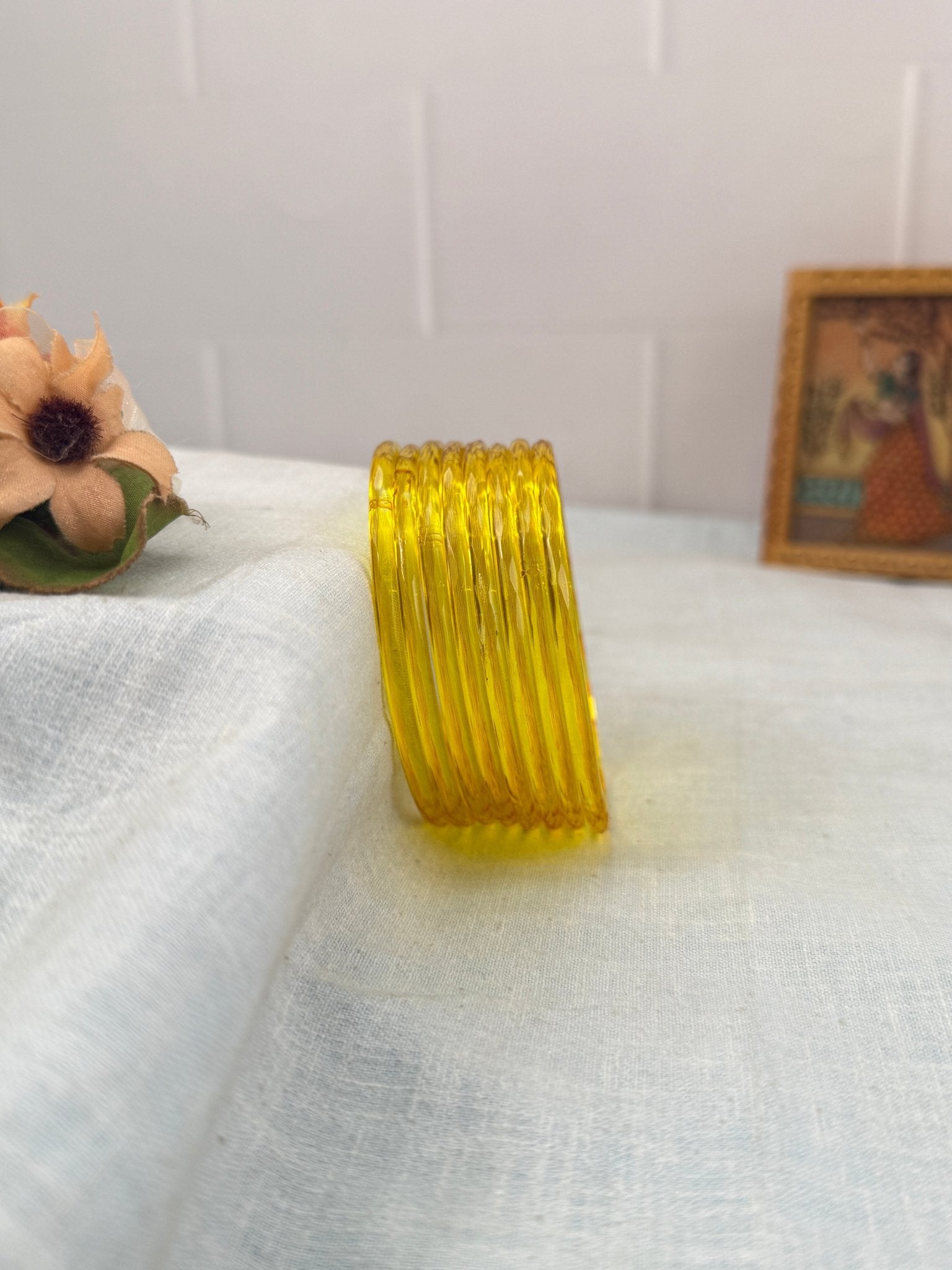 Luxurious Plain Design New Glass Bangles 3461 - Make your own box - Mahilas