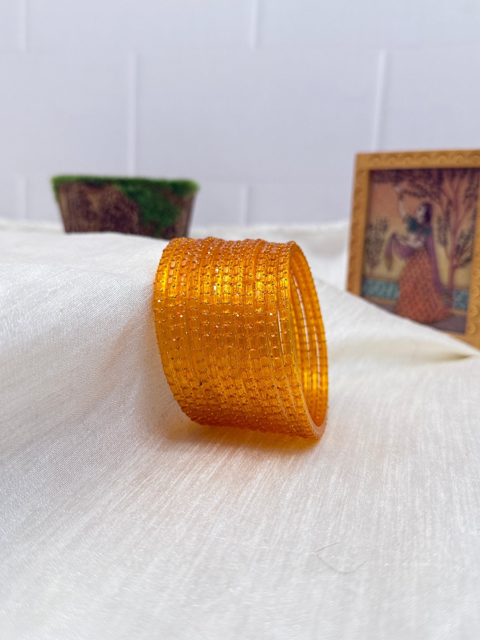 Luxurious Rain Drop Design New Glass Bangles Pro - 055 - Make your own box - Mahilas