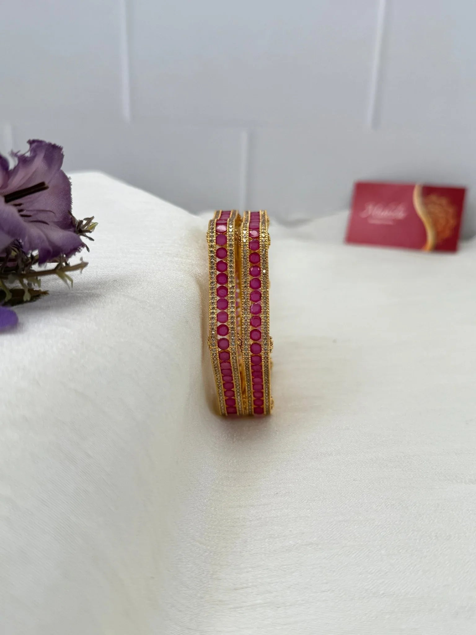 Luxurious Stone Bangles 7062 - Mahilas