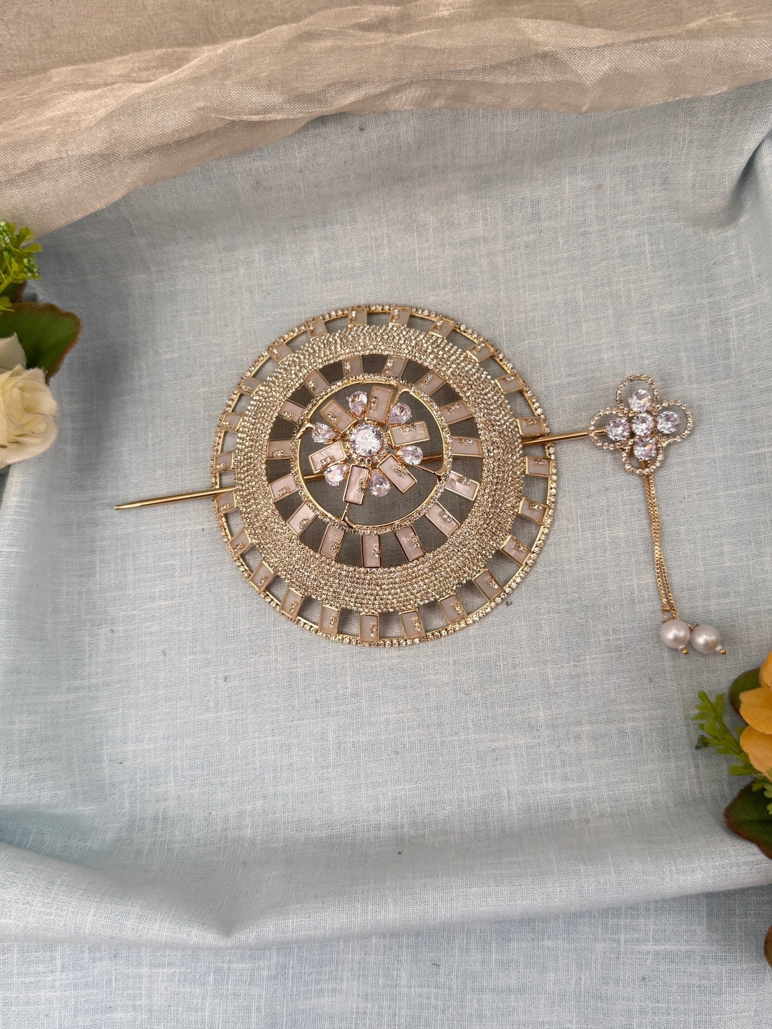 Luxurious Stone Bun Cage Jadebille Kuppa 0105 - Mahilas