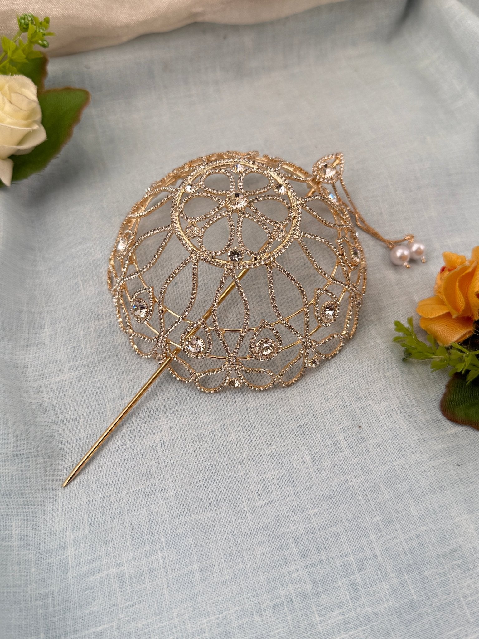 Luxurious Stone Bun Cage Jadebille Kuppa 0116 - Mahilas