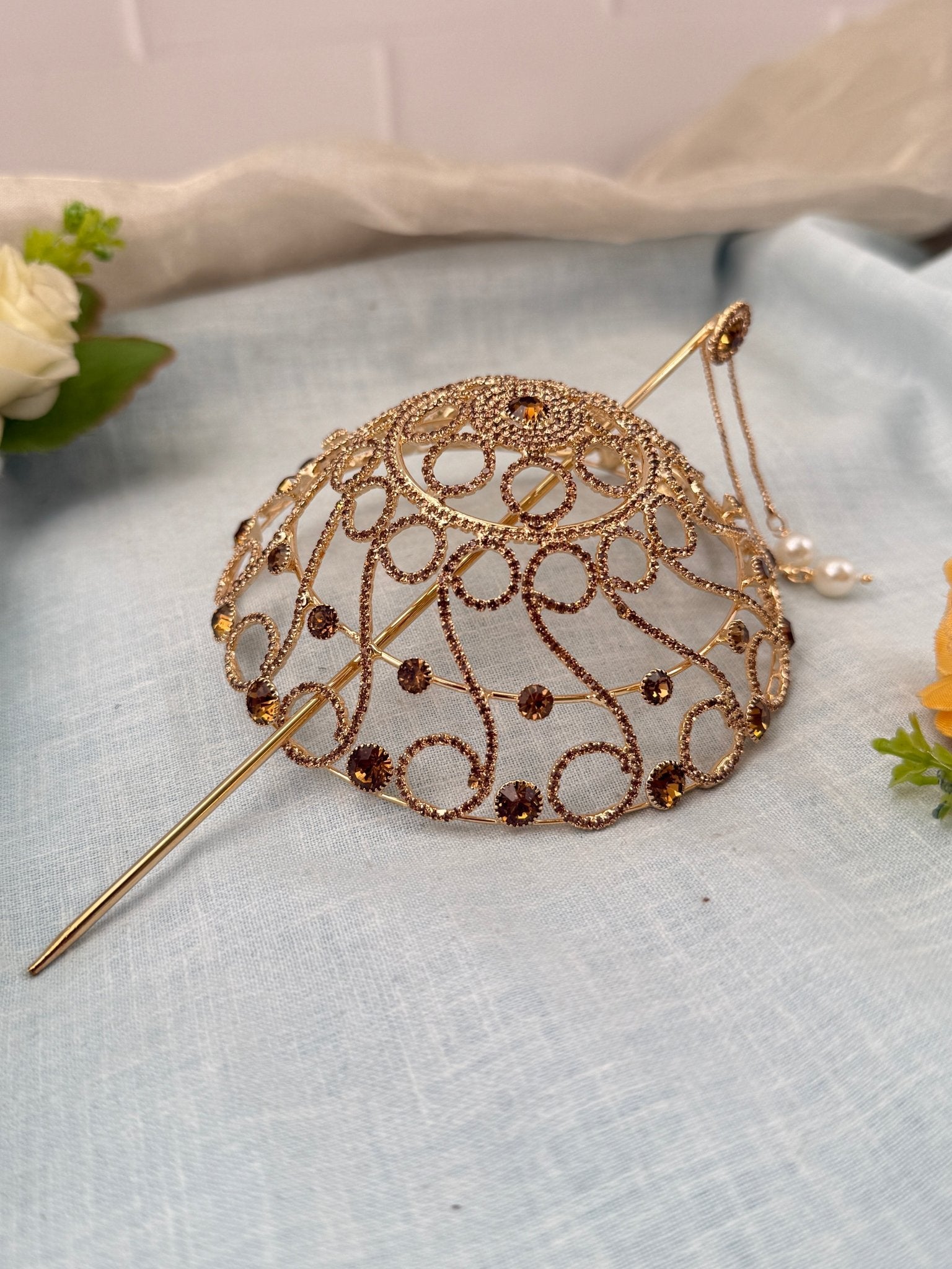 Luxurious Stone Bun Cage Jadebille Kuppa 0120 - Mahilas