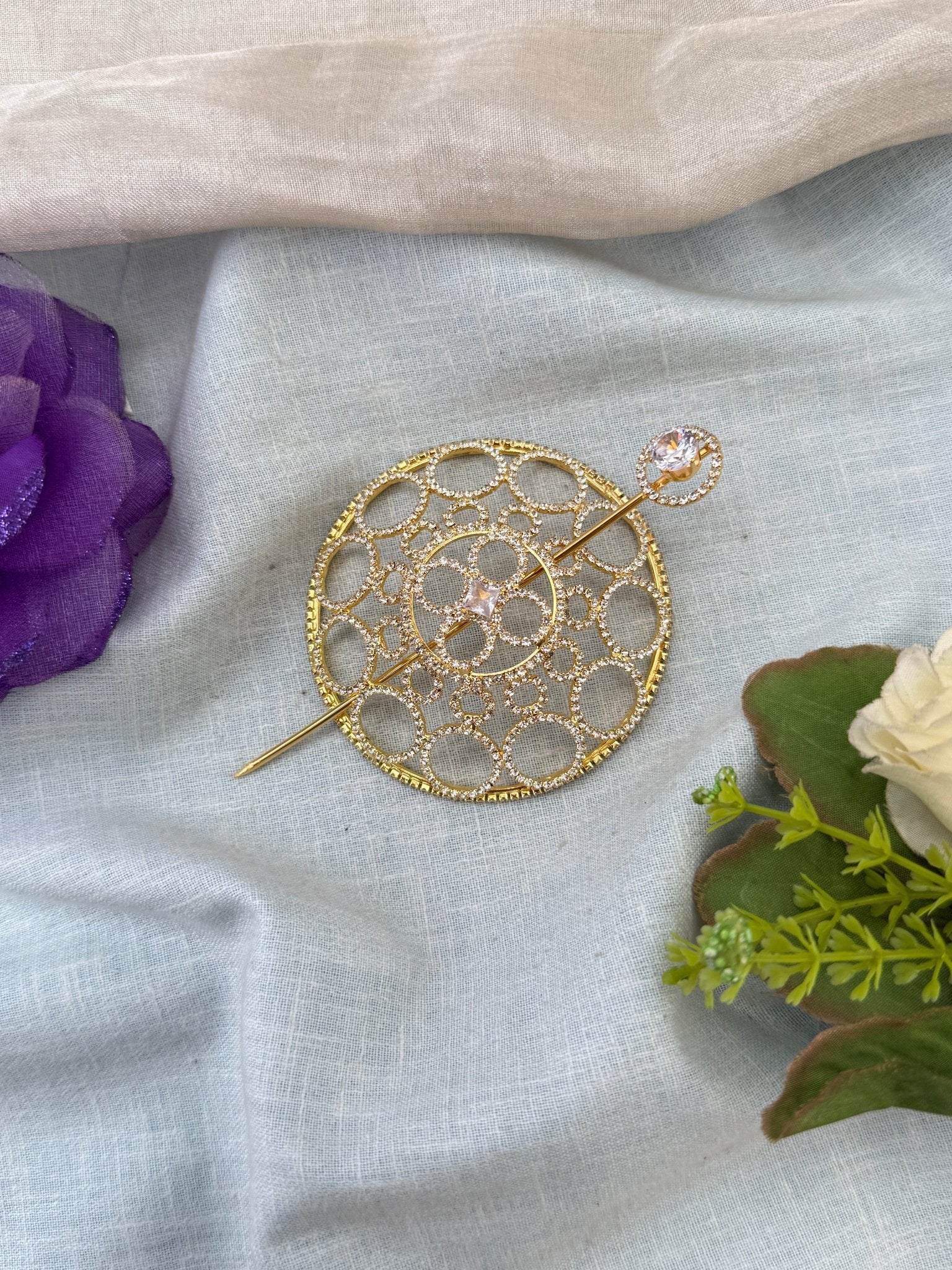 Luxurious Stone Bun Cage Jadebille Kuppa 0127 - Mahilas