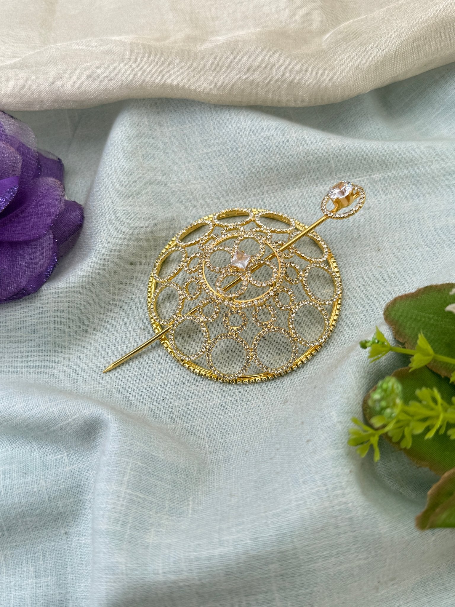 Luxurious Stone Bun Cage Jadebille Kuppa 0127 - Mahilas
