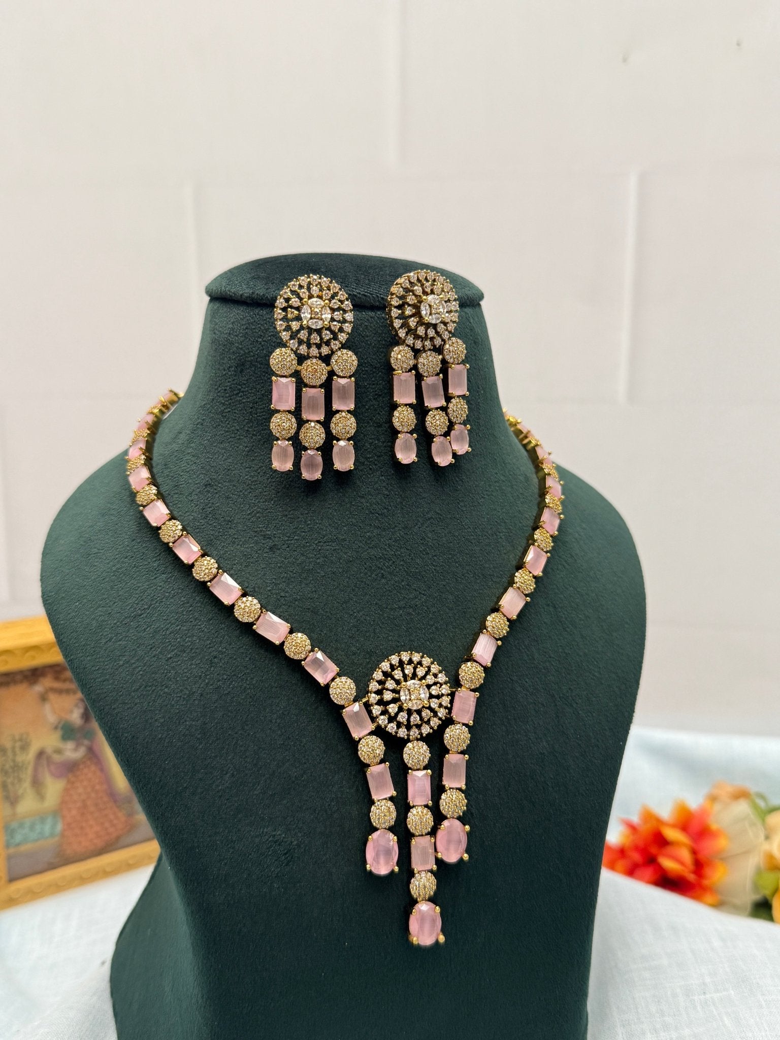 Luxurious Stone Necklace 432 - Mahilas