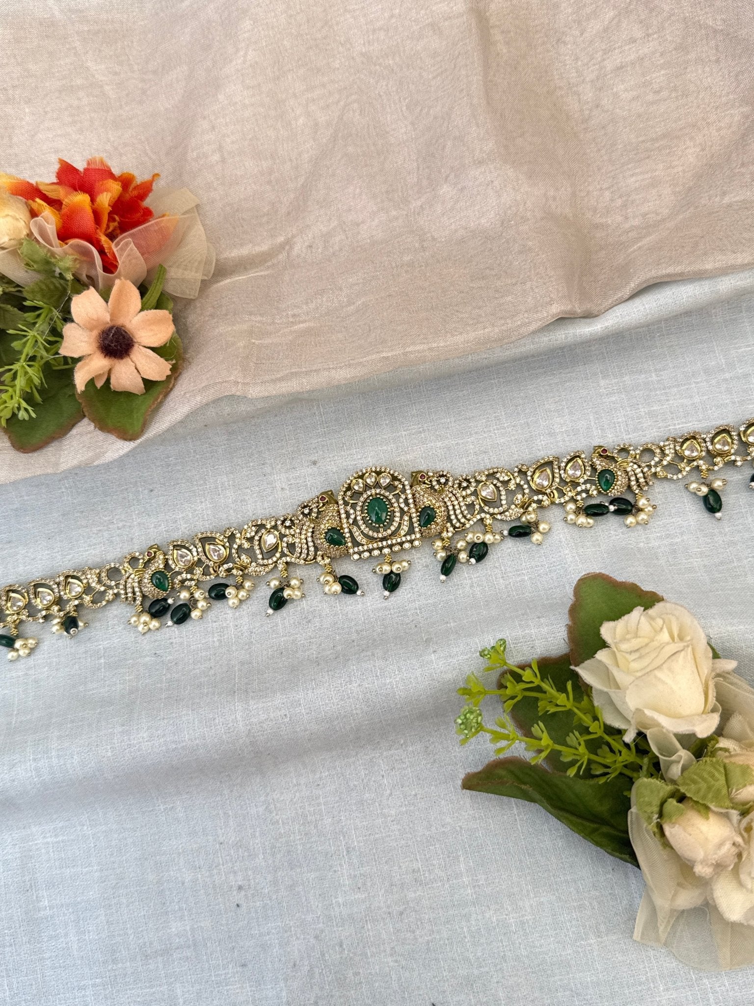 Luxurious Victorian Chain Style Kamarbandh Vaddanam 8102 - Mahilas