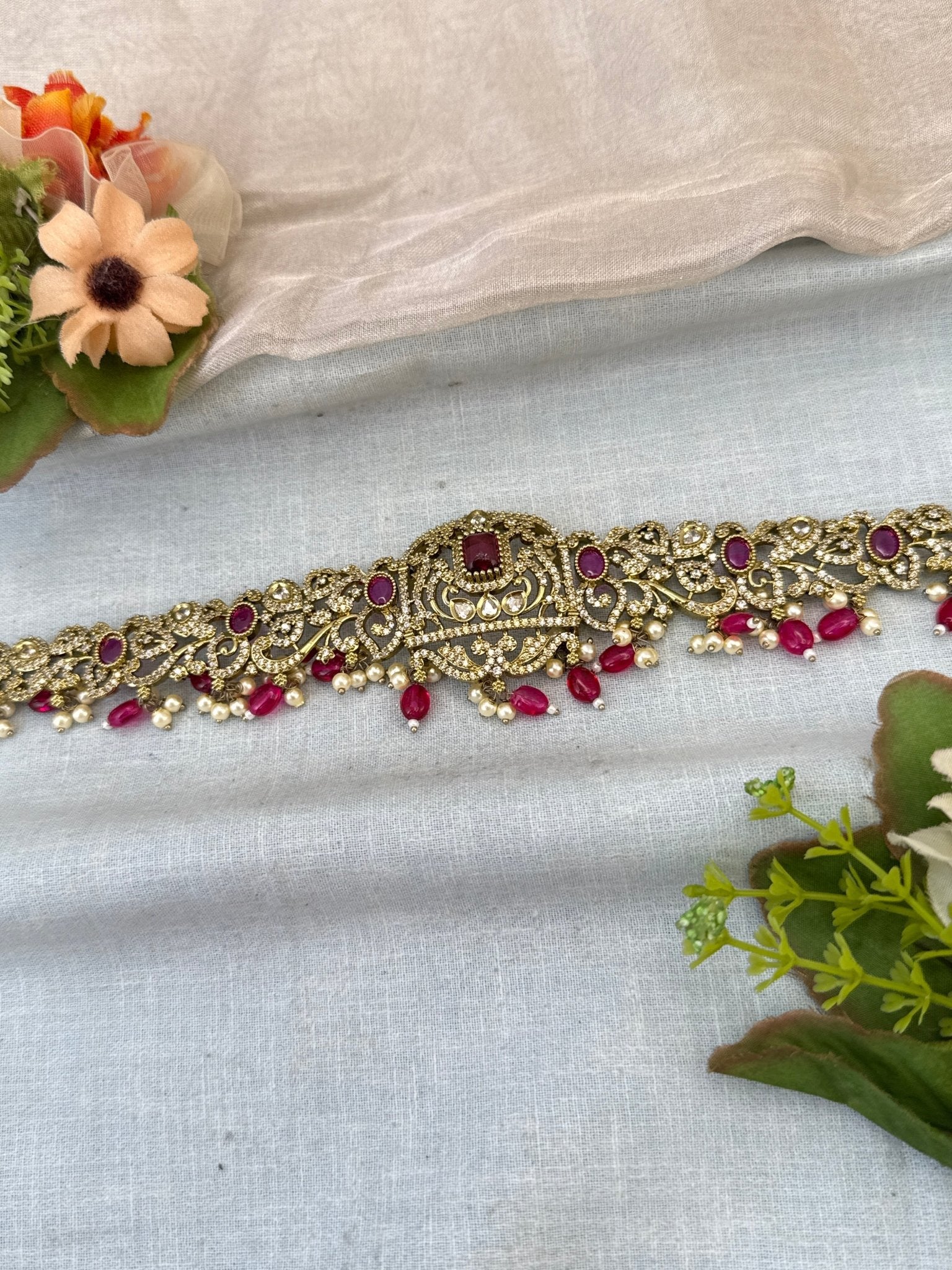 Luxurious Victorian Chain Style Kamarbandh Vaddanam 8106 - Mahilas
