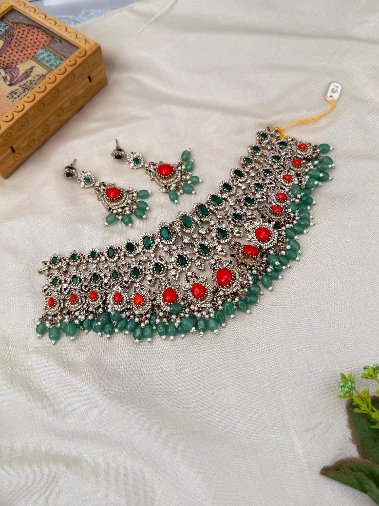 Luxurious Victorian Necklace Set 256 - Mahilas