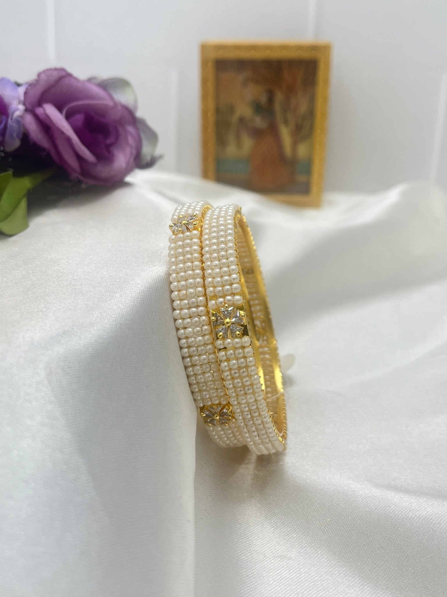 Pearl Bangles Set 004 - Mahilas