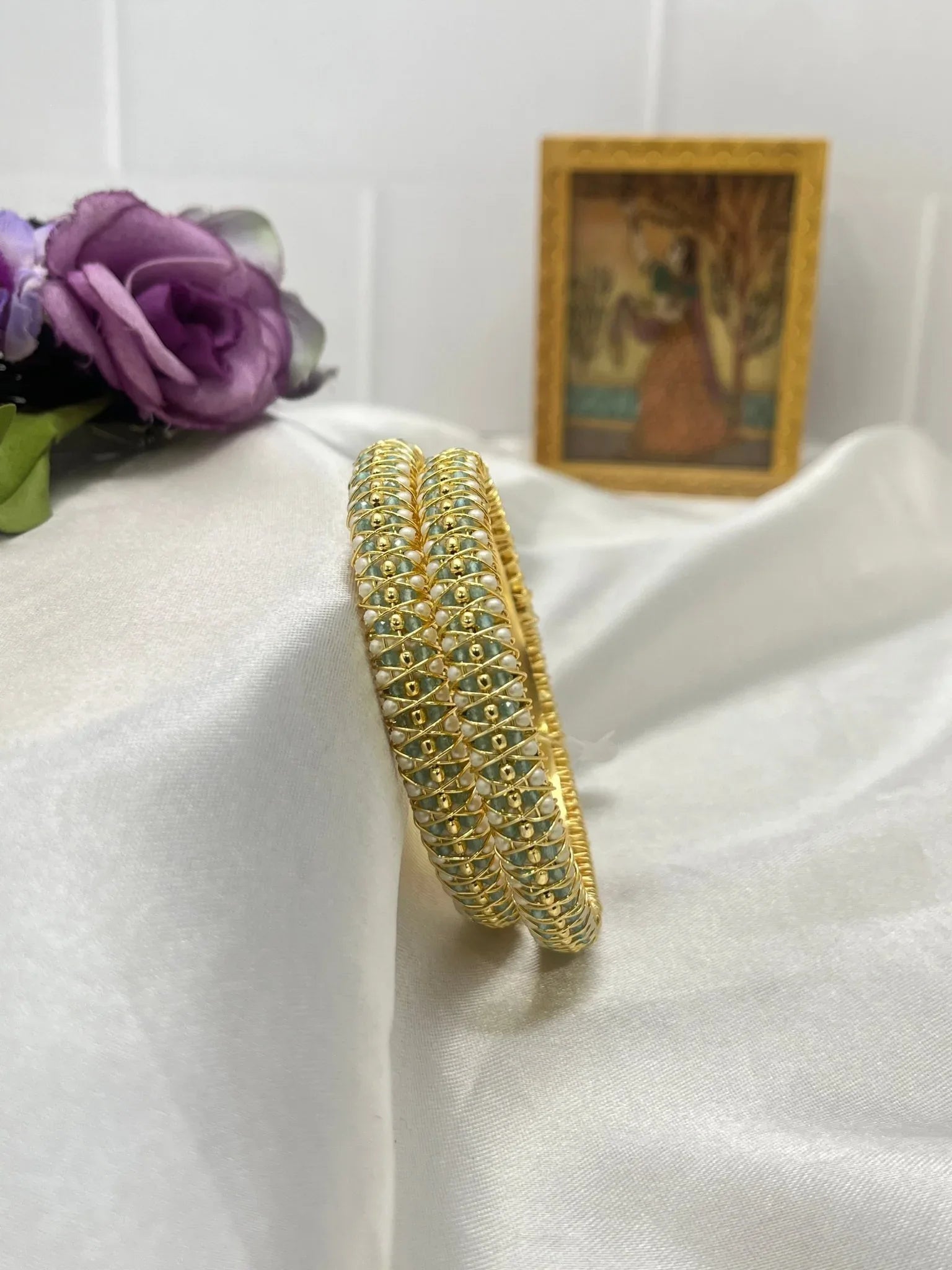 Pearl Bangles Set 013 - Mahilas