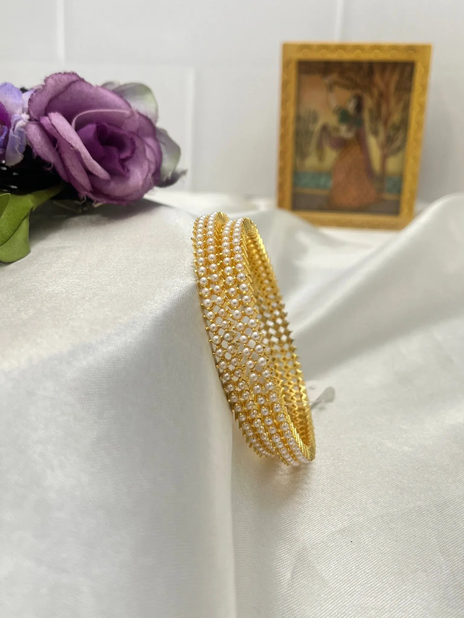 Pearl Bangles Set 028 - Mahilas