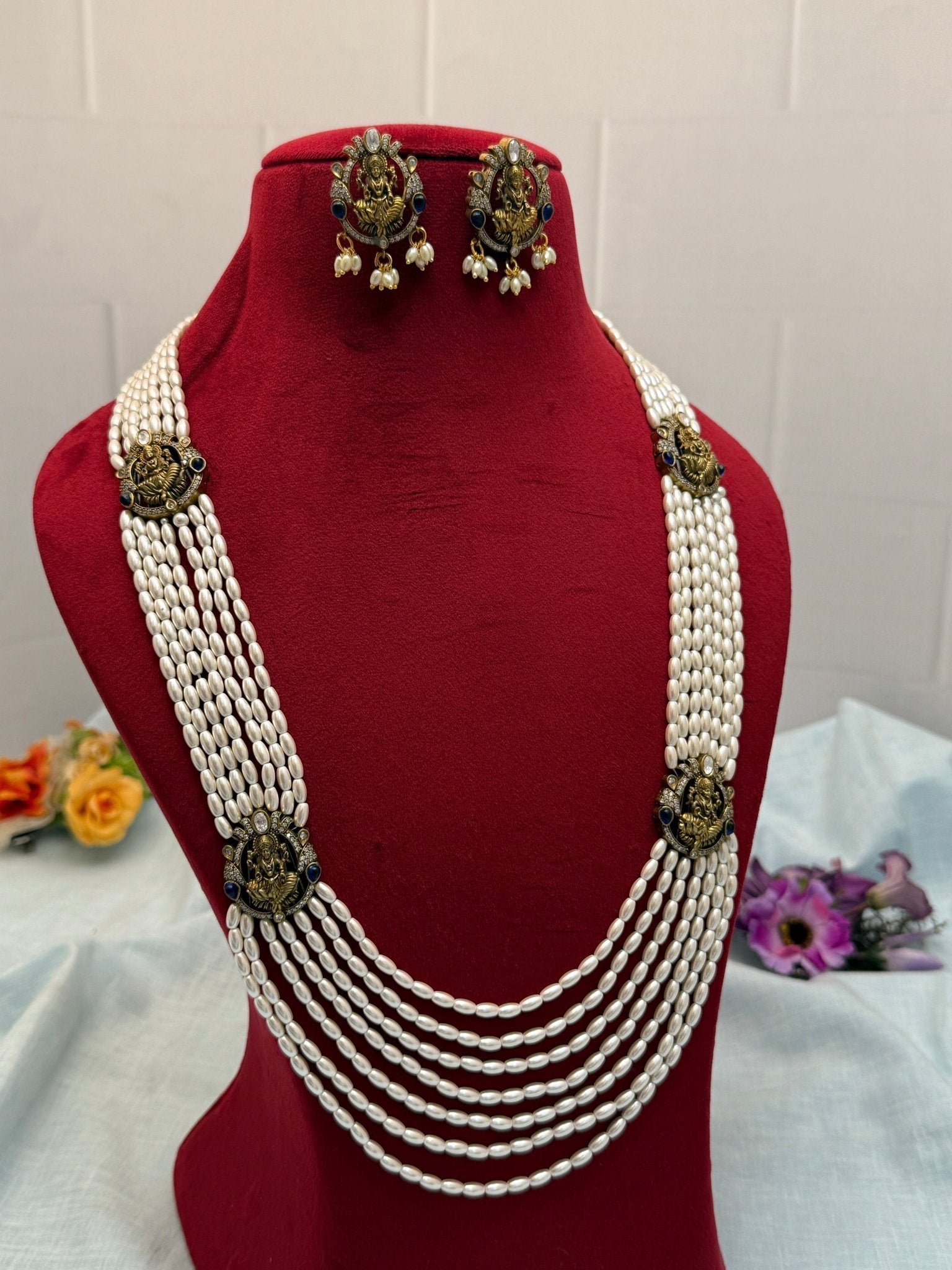 Premium Victorian Layer Necklace Set 422 - Mahilas