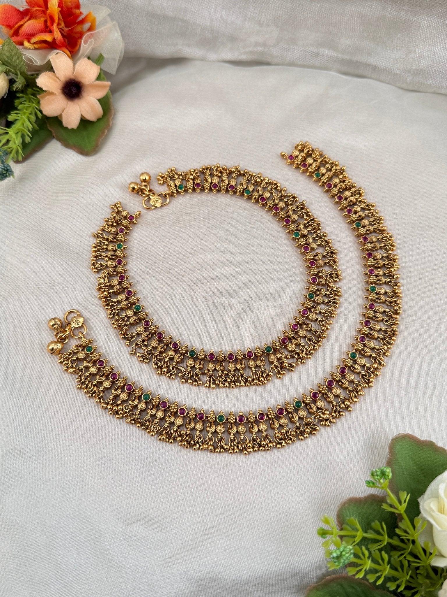 Royal Antique Anklet Payal 0188 - Mahilas