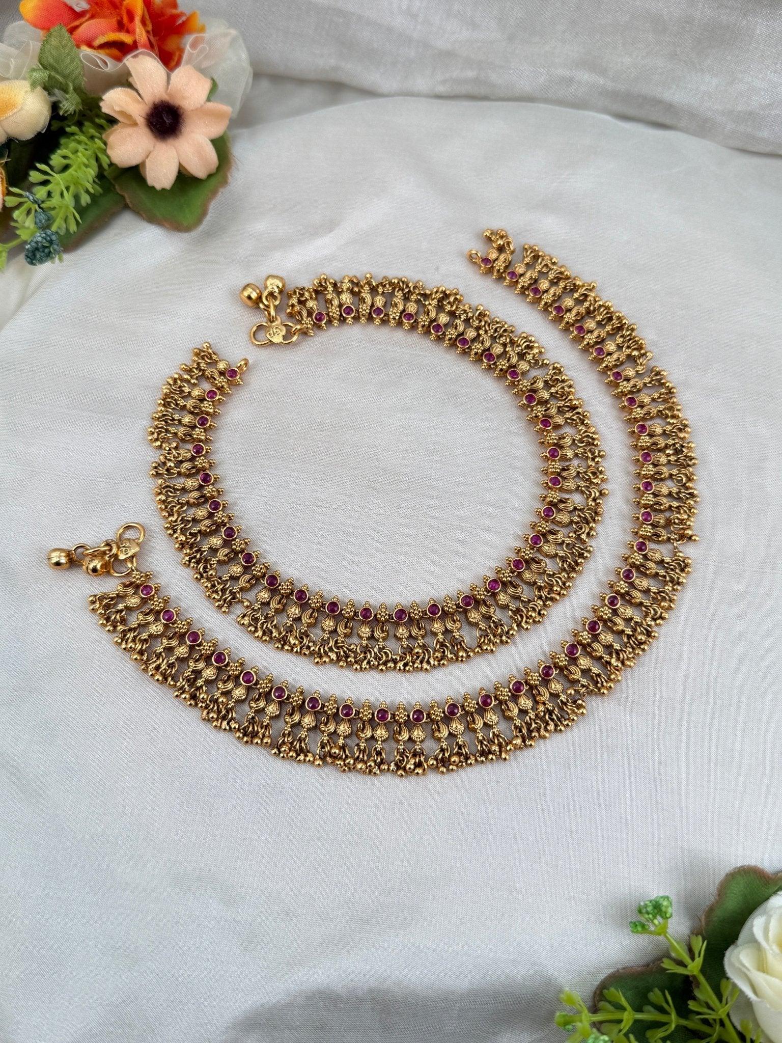 Royal Antique Anklet Payal 0190 - Mahilas