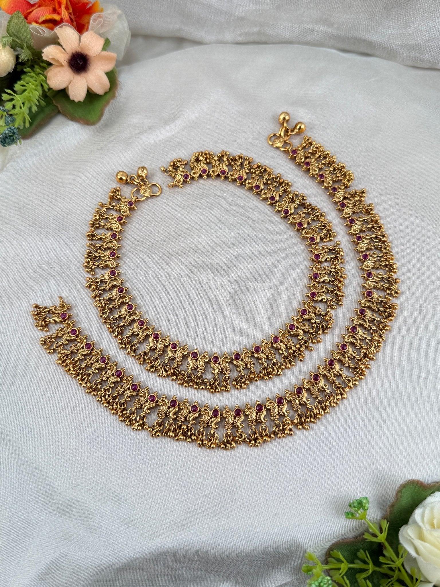 Royal Antique Anklet Payal 0191 - Mahilas