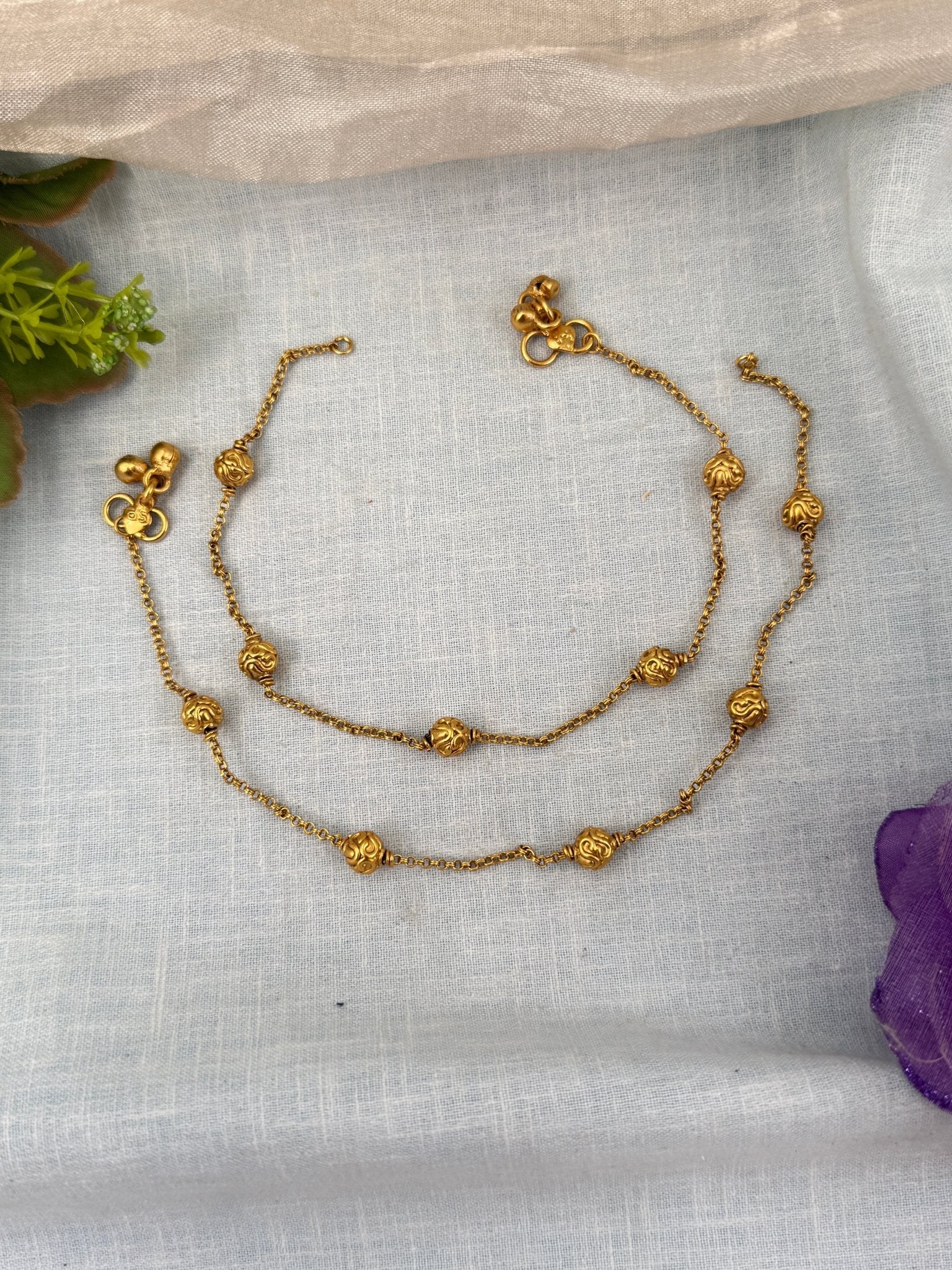 Royal Antique Anklet Payal 0287 - Mahilas