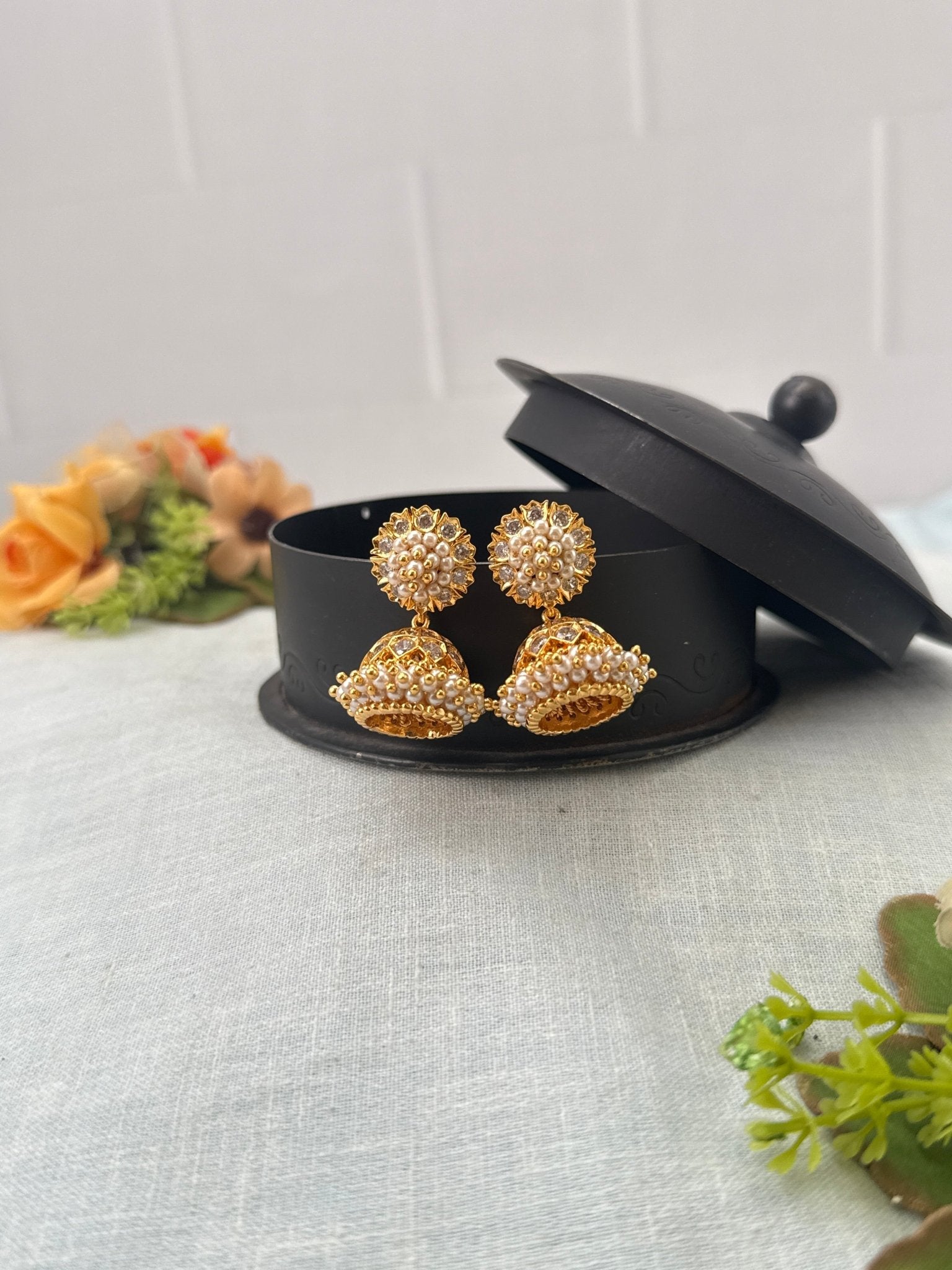 Royal Antique Bellimoda Jhumka 1056 - Mahilas