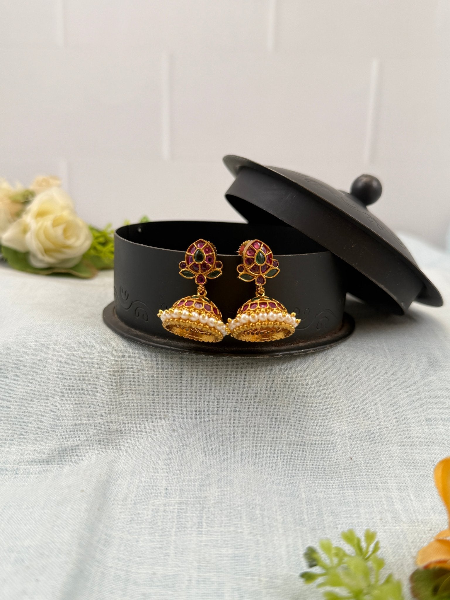 Royal Antique Bellimoda Jhumka Earrings 0851 - Mahilas