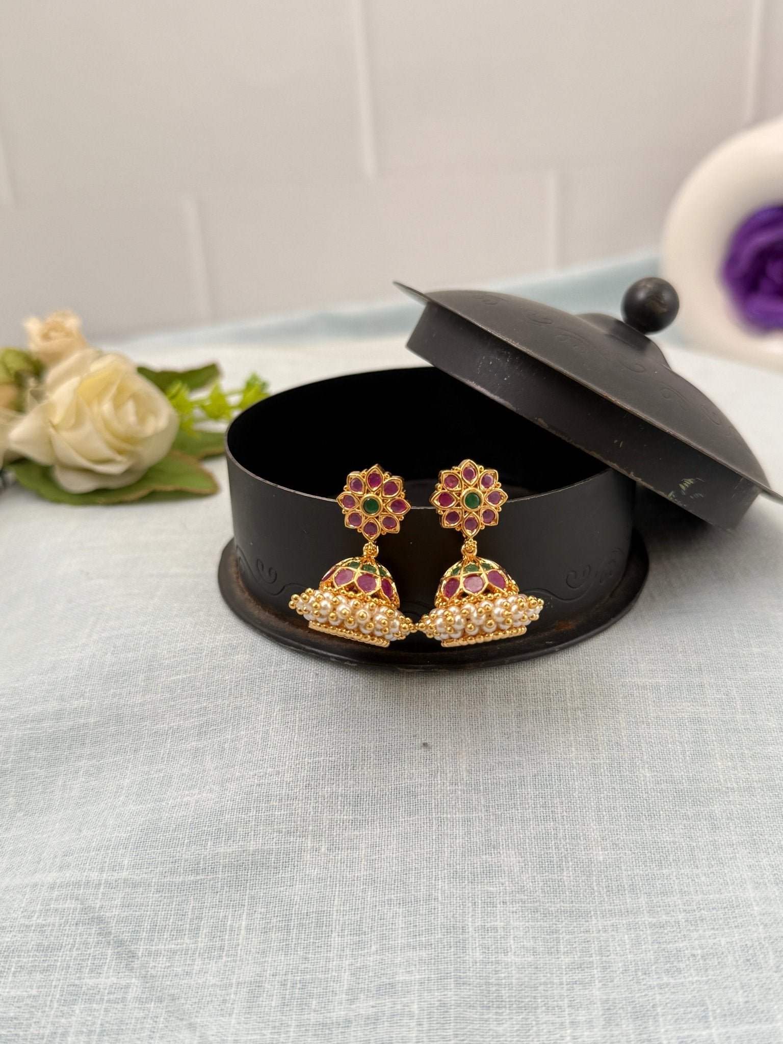 Royal Antique Bellimoda Jhumka Earrings 0950 - Mahilas