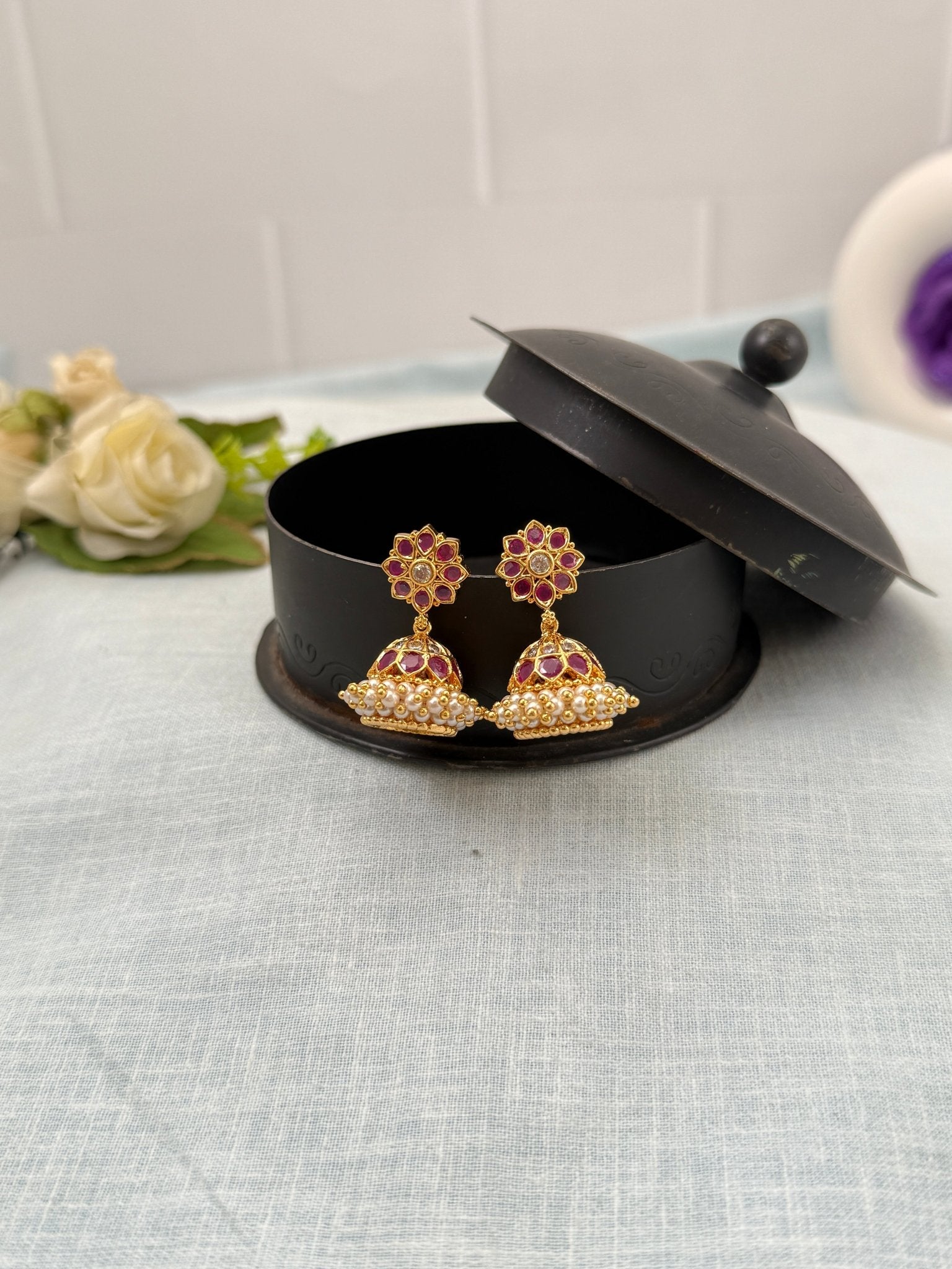 Royal Antique Bellimoda Jhumka Earrings 0953 - Mahilas