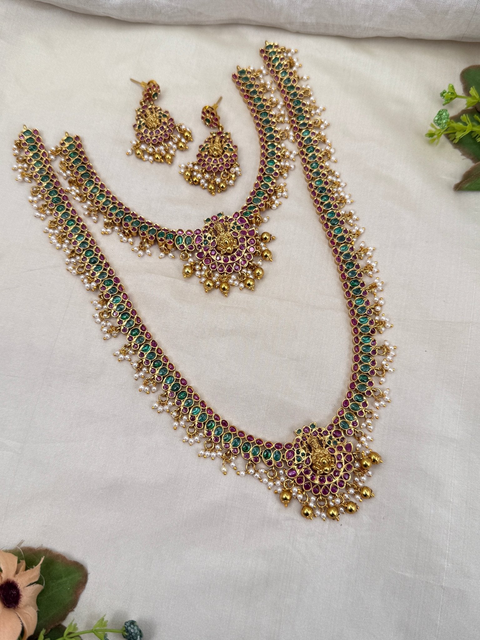 Royal Antique Bridesmaid Necklace Set 727 - Mahilas