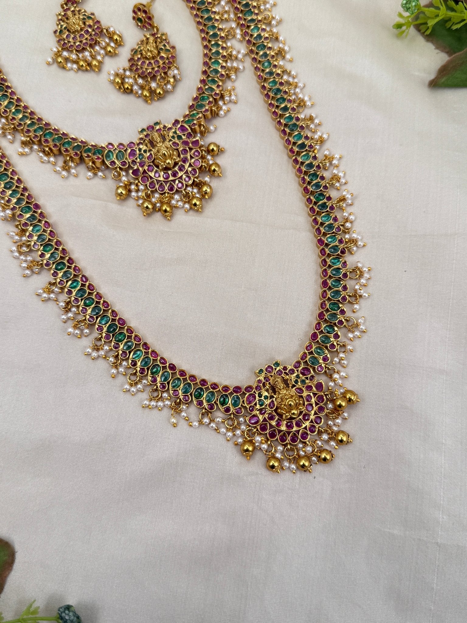 Royal Antique Bridesmaid Necklace Set 727 - Mahilas