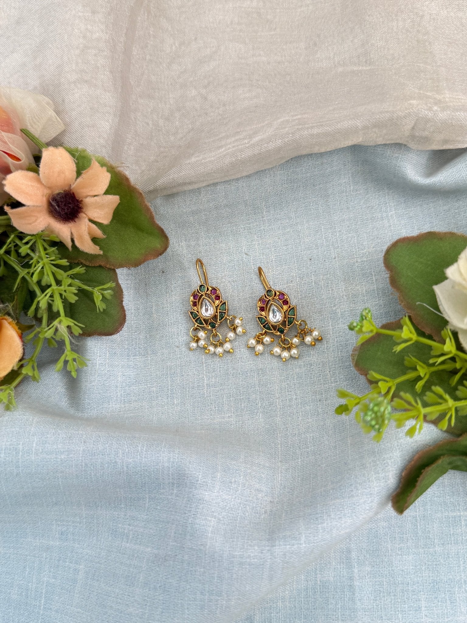 Royal Antique Bugadi Earrings 1169 - Mahilas