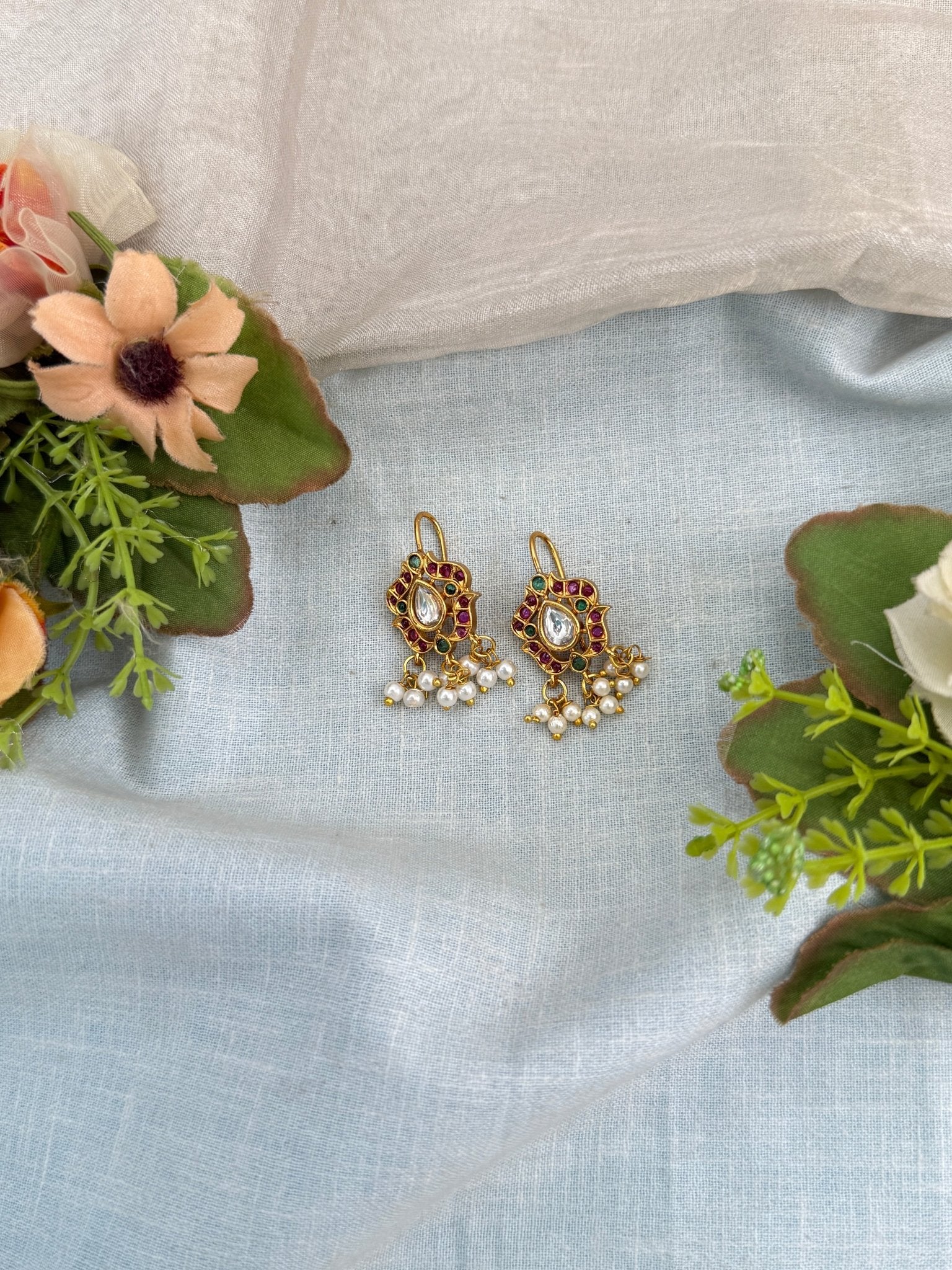 Royal Antique Bugadi Earrings 1172 - Mahilas