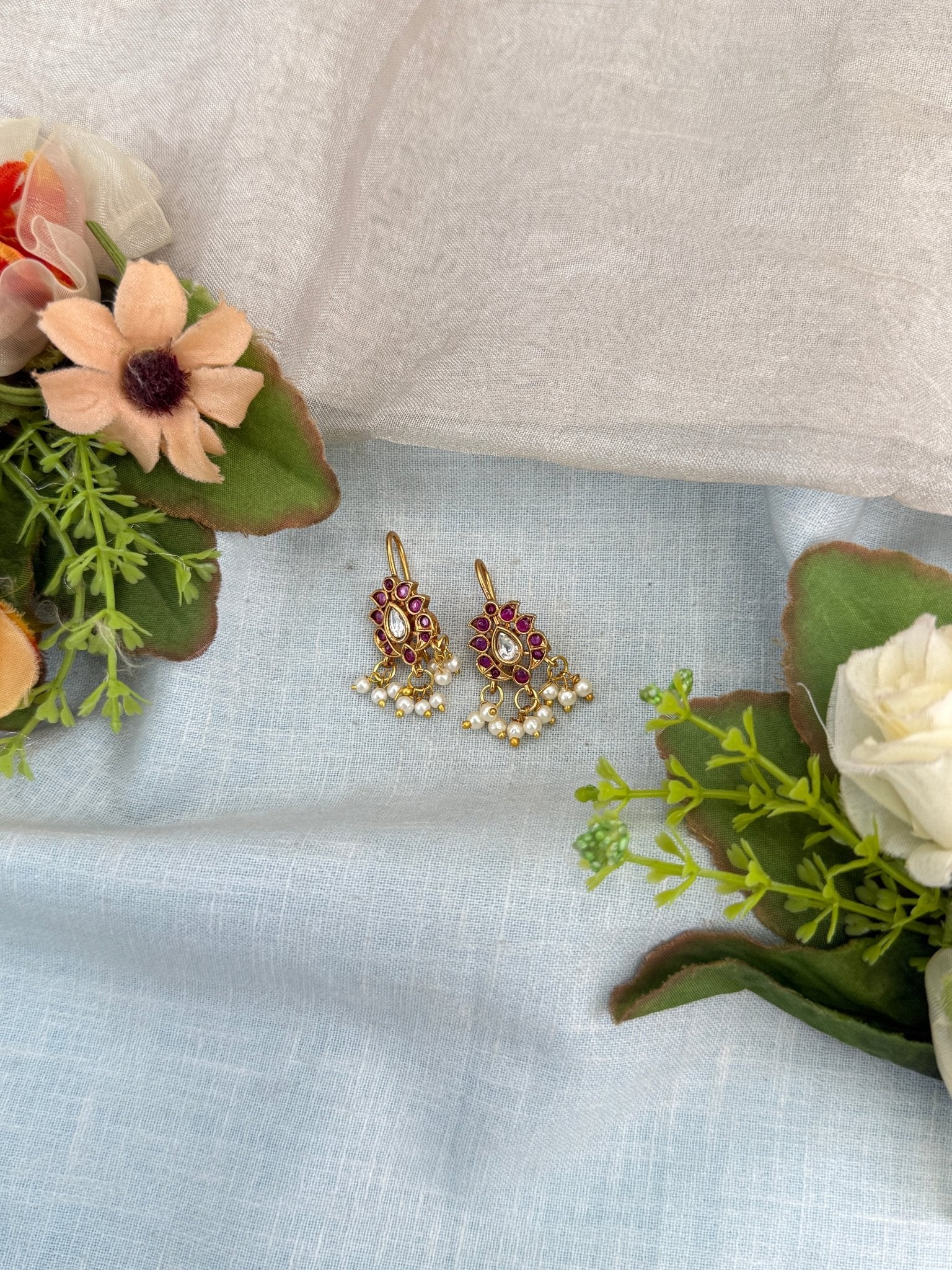 Royal Antique Bugadi Earrings 1185 - Mahilas