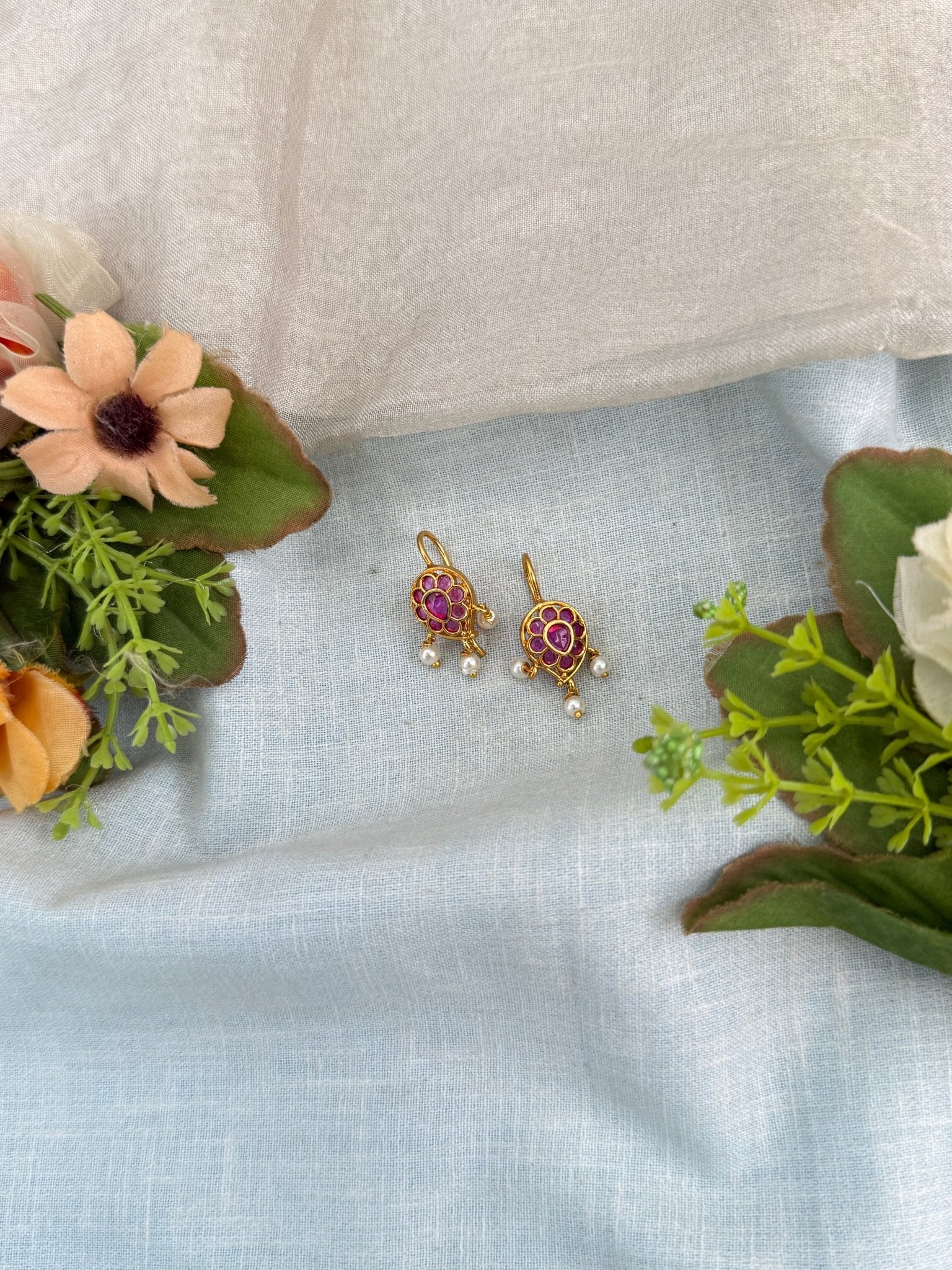 Royal Antique Bugadi Earrings 1192 - Mahilas