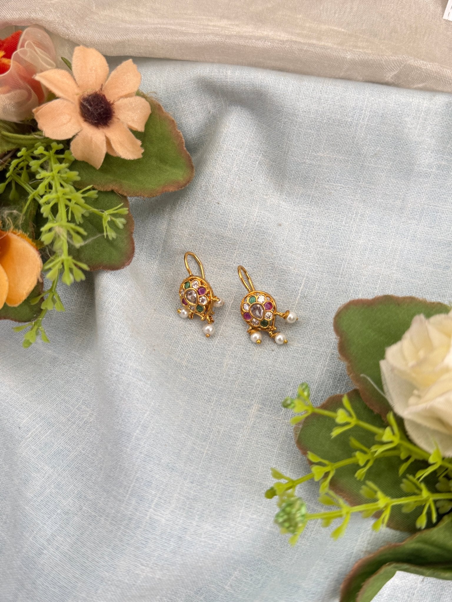 Royal Antique Bugadi Earrings 1193 - Mahilas