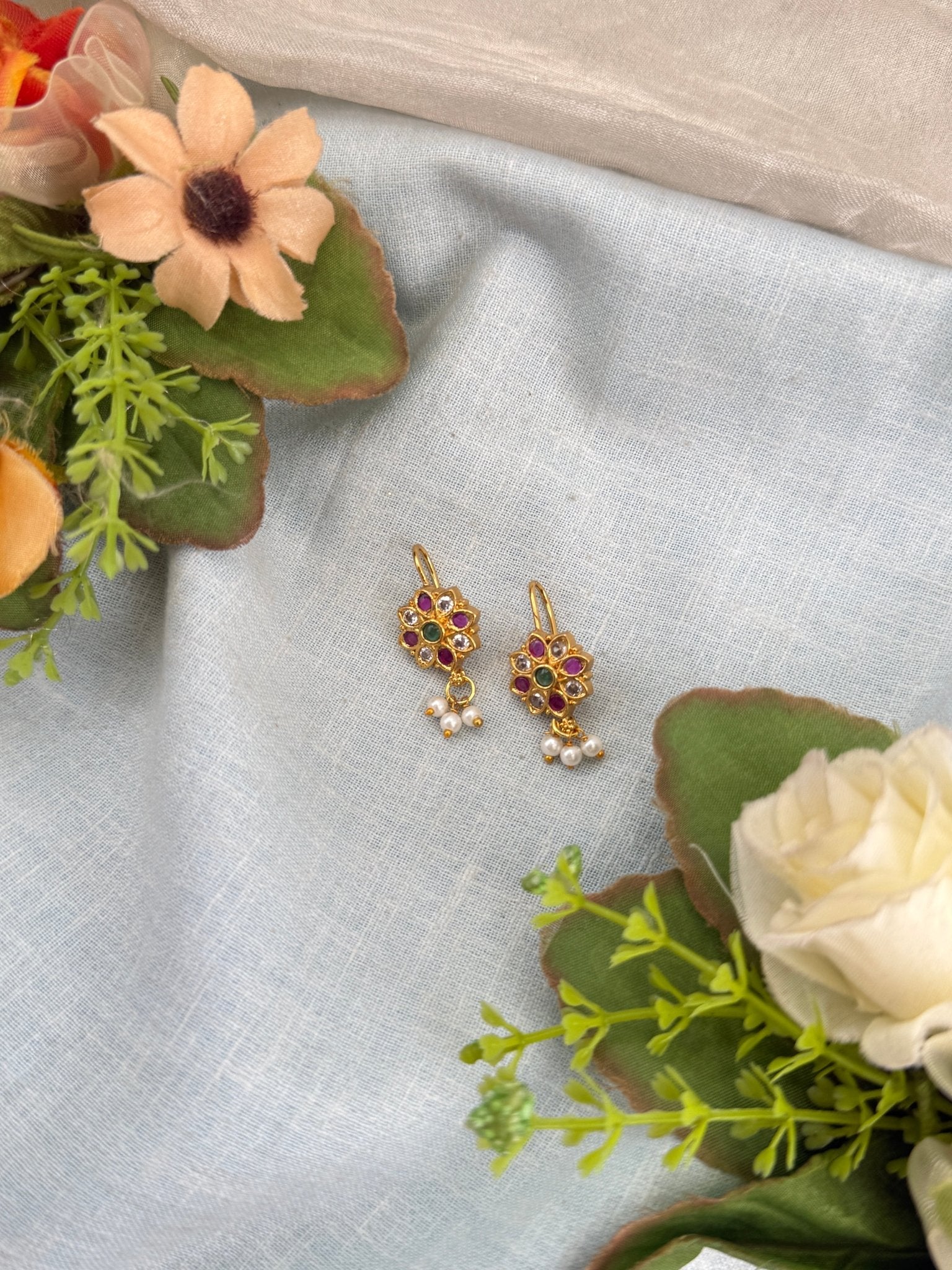 Royal Antique Bugadi Earrings 1194 - Mahilas