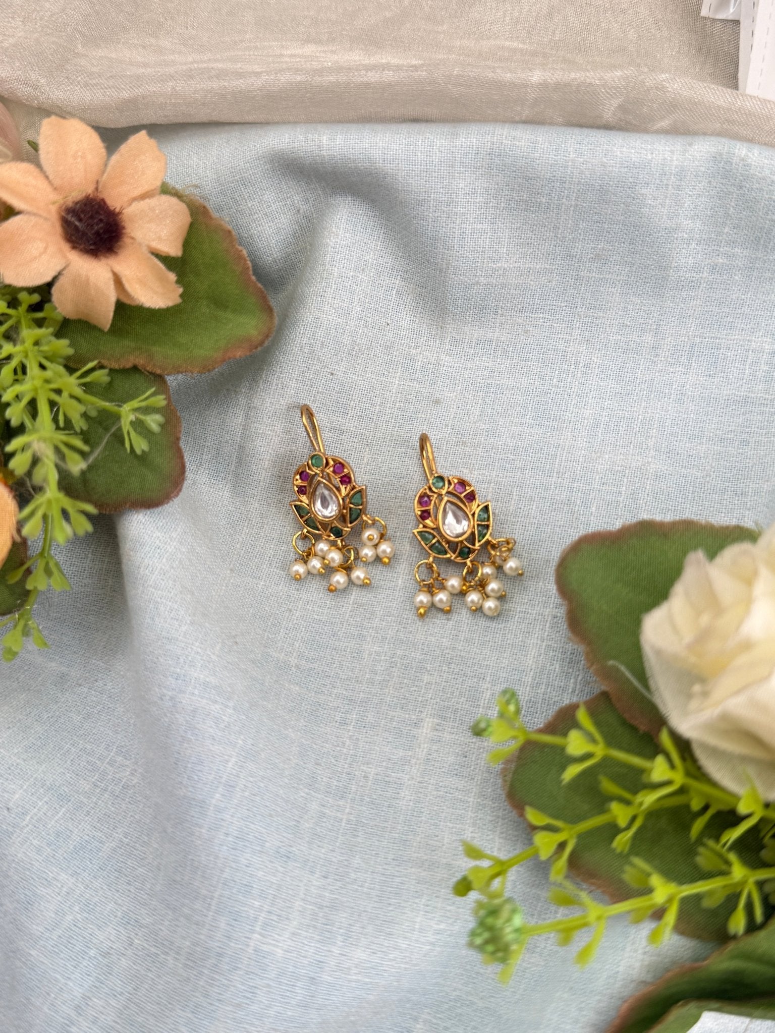 Royal Antique Bugadi Earrings 1195 - Mahilas