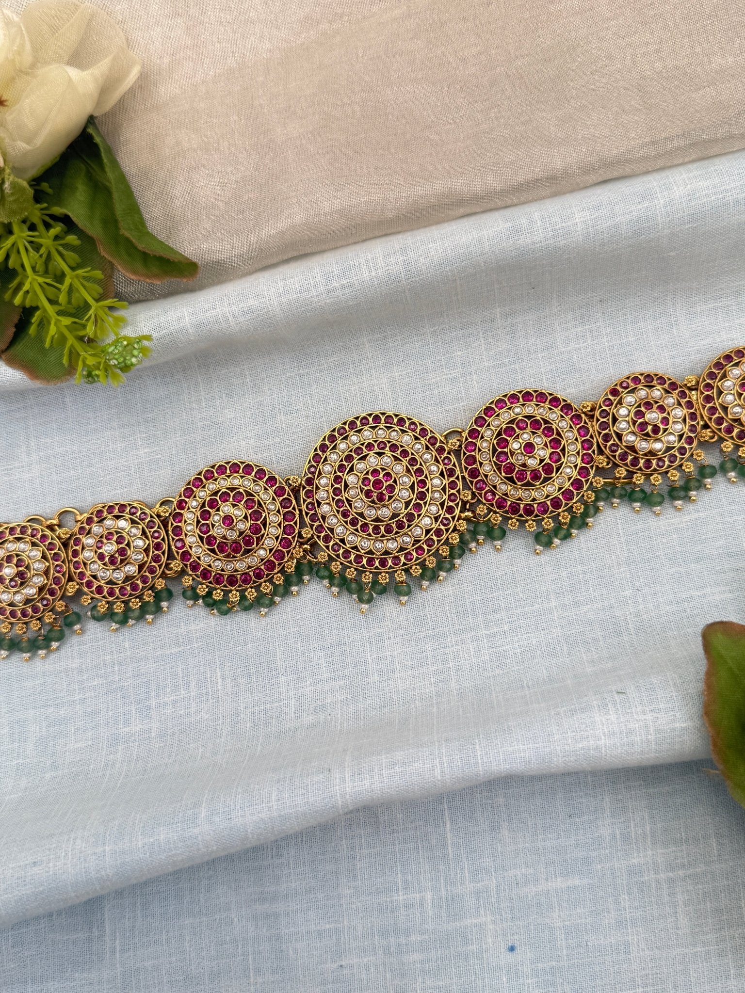 Royal Antique Chain Kamarbandh Vaddanam Hip Belt 7242 - Mahilas