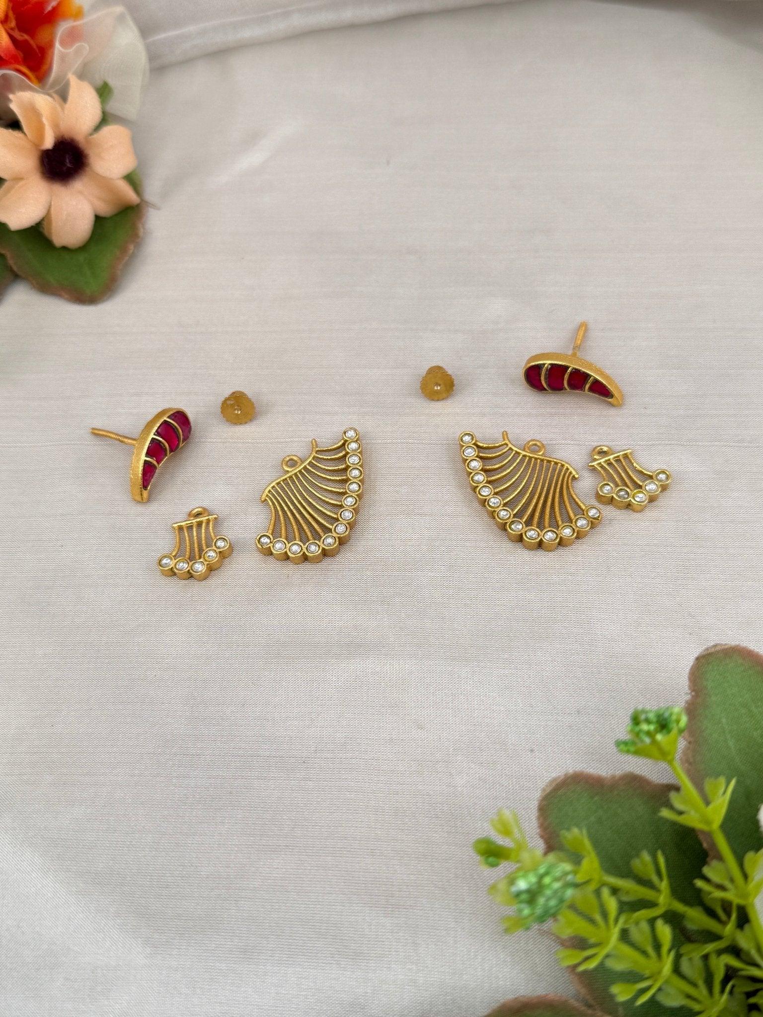 Royal Antique Changeable Earrings 0374 - Mahilas