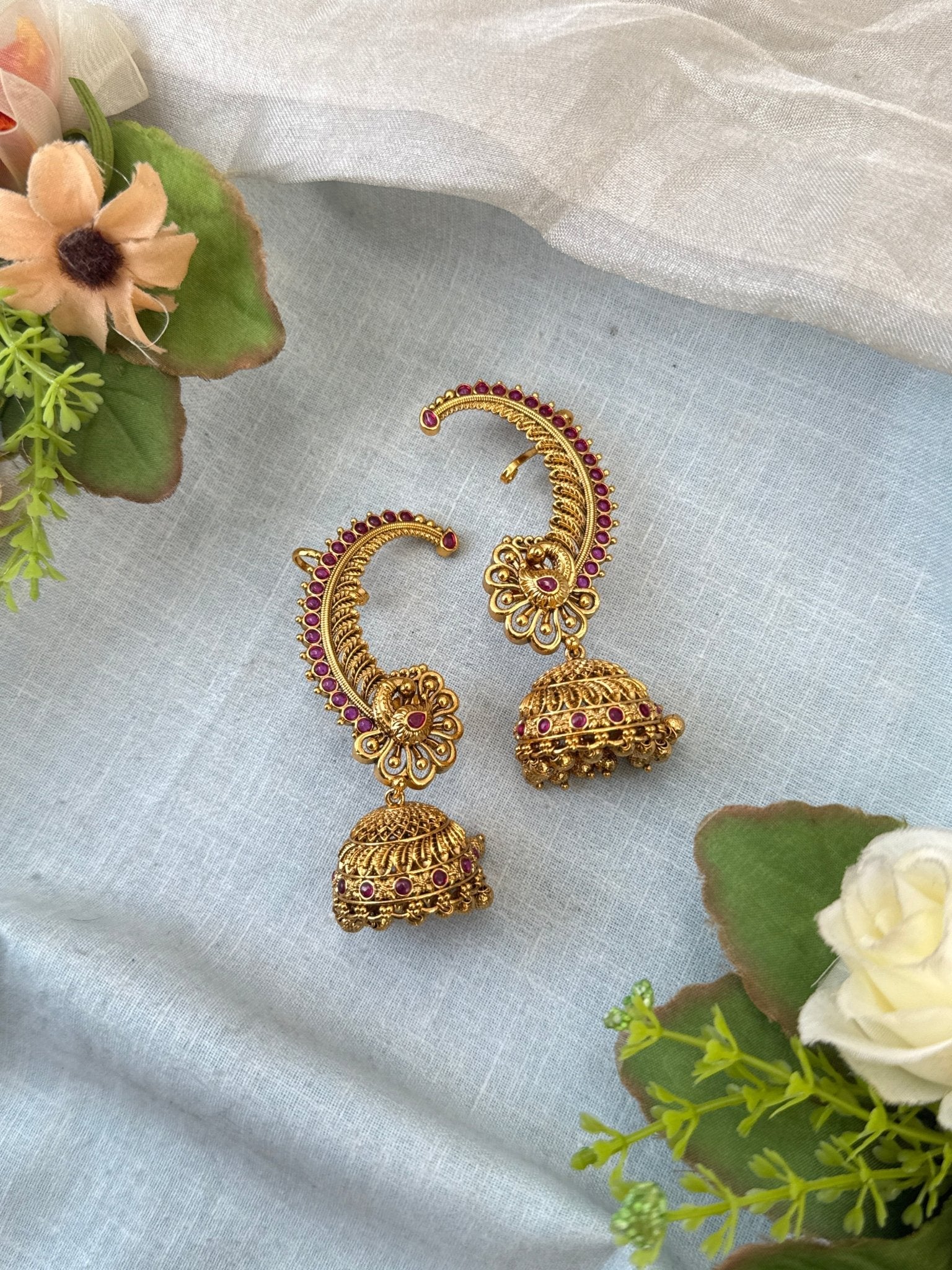 Royal Antique Earcuff Earrings 1120 - Mahilas