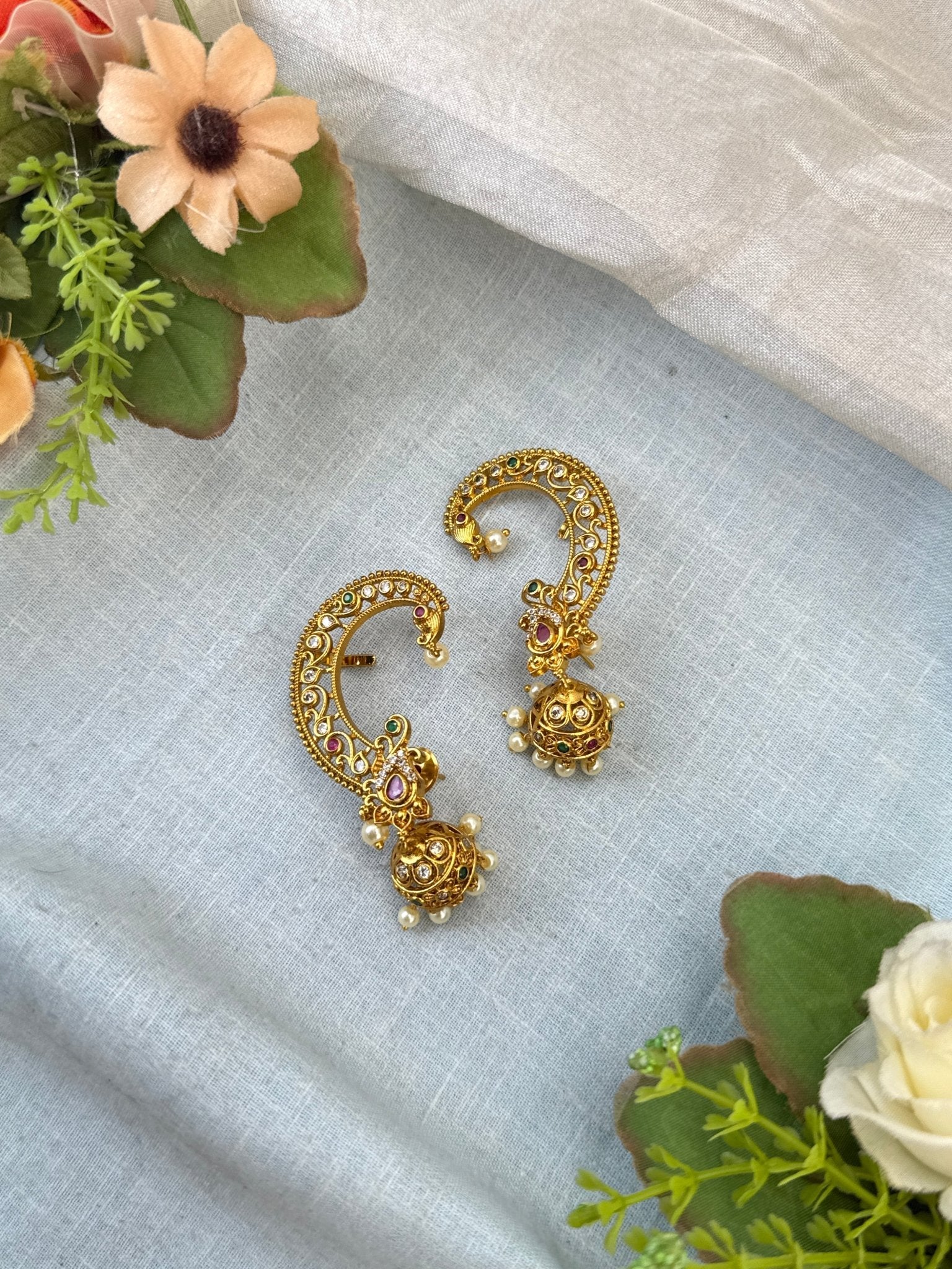 Royal Antique Earcuff Earrings 1122 - Mahilas