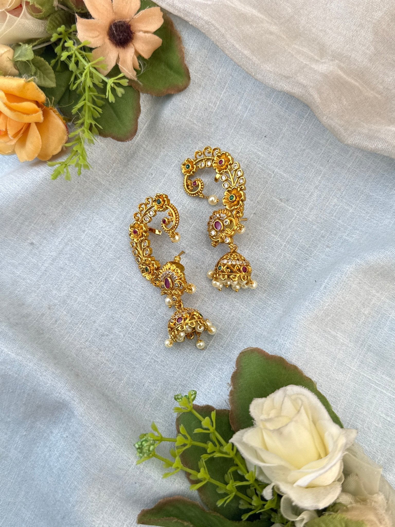 Royal Antique Earcuff Earrings 1159 - Mahilas