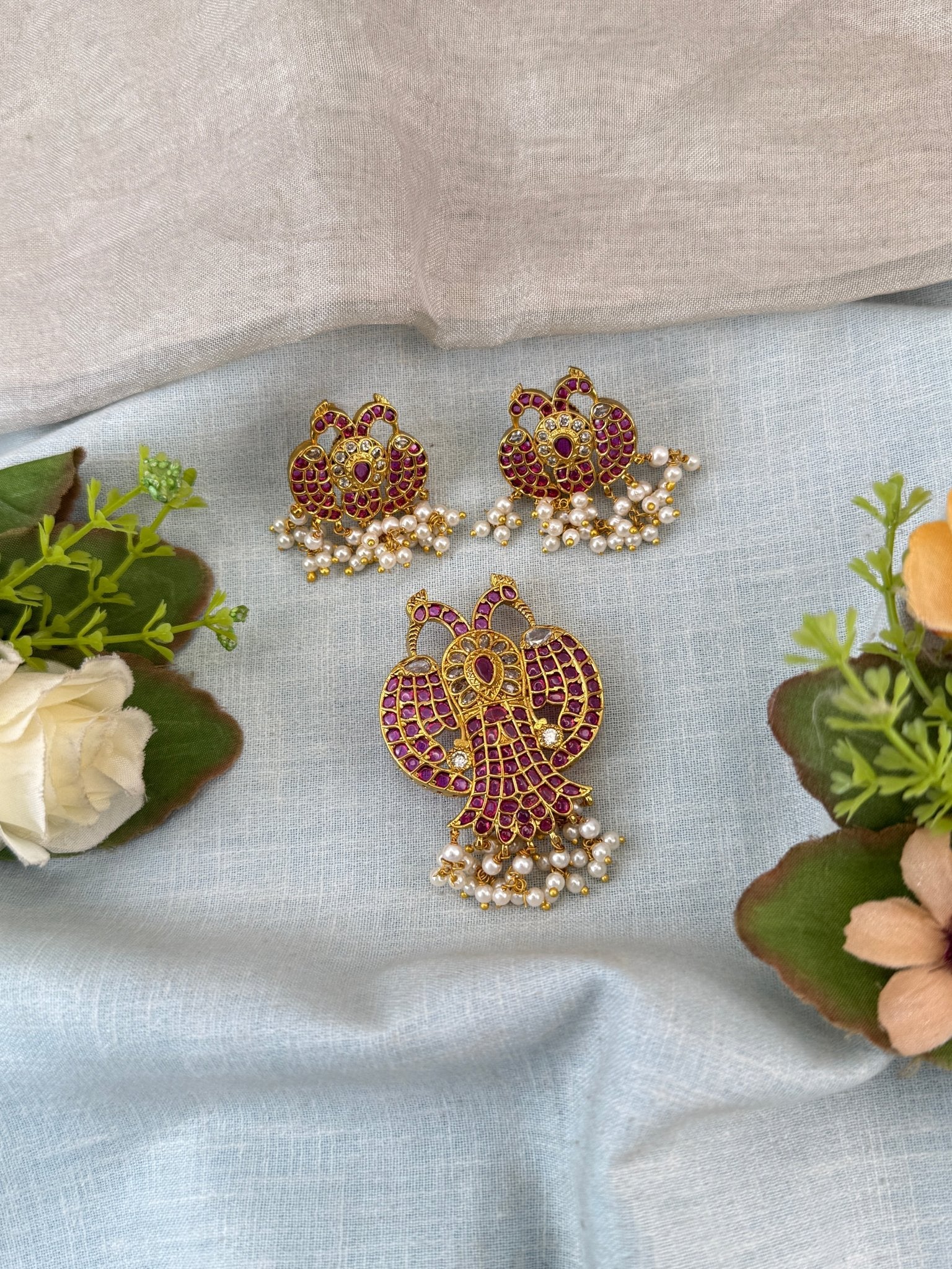 Royal Antique Gandaberunda Pendant 6cm 376 - Mahilas