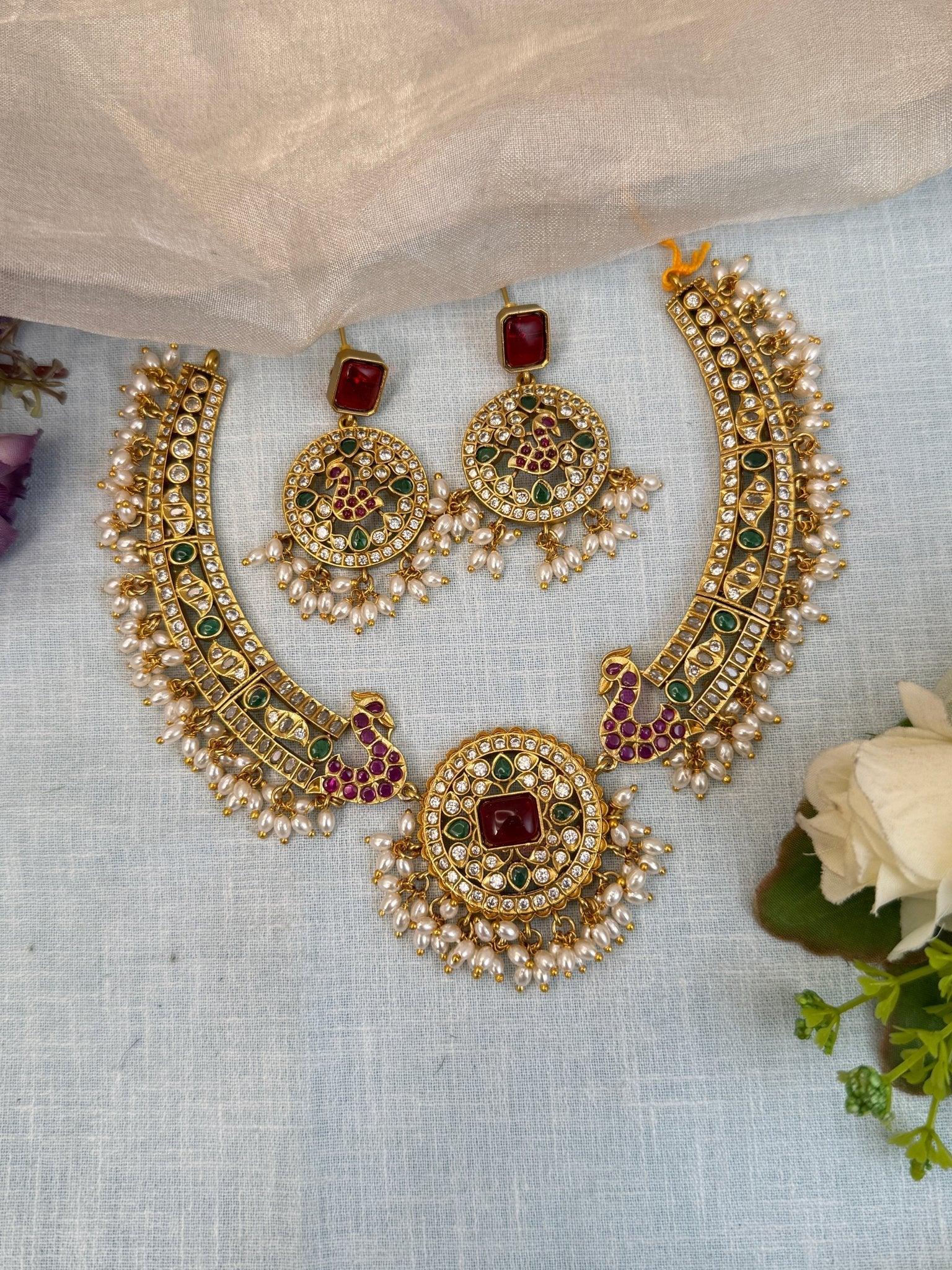 Royal Antique Hasli Necklace Set 926 - Mahilas