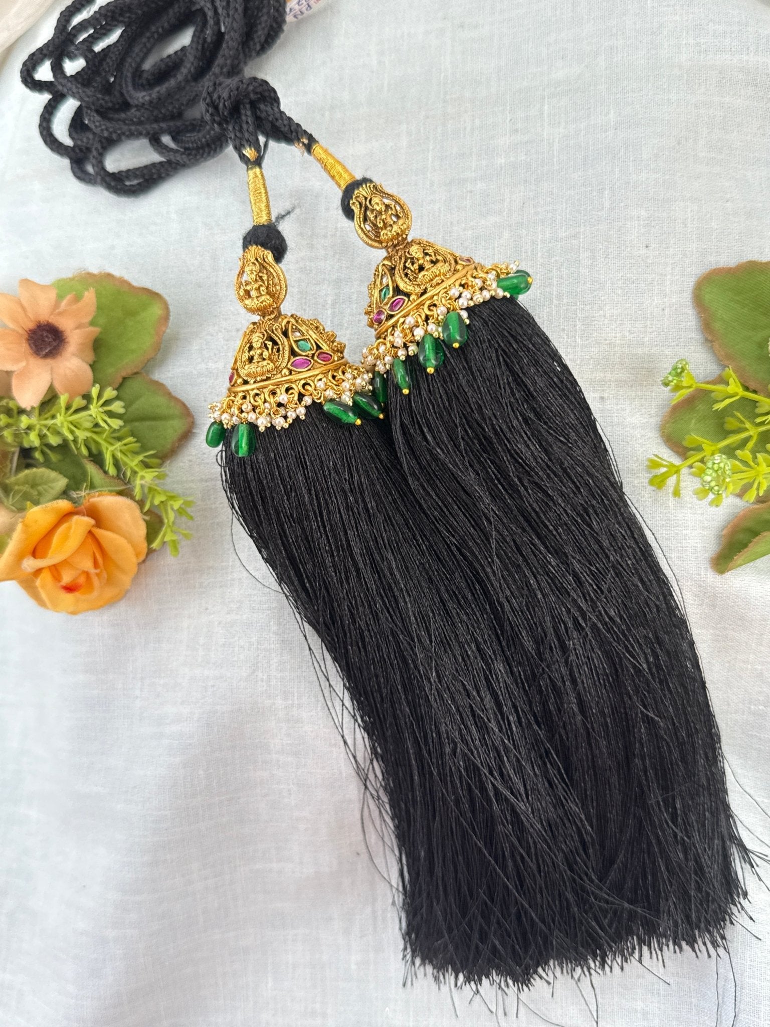 Royal Antique Jadau Bridal Jadai Kuchu Kunjalam 115 - Mahilas