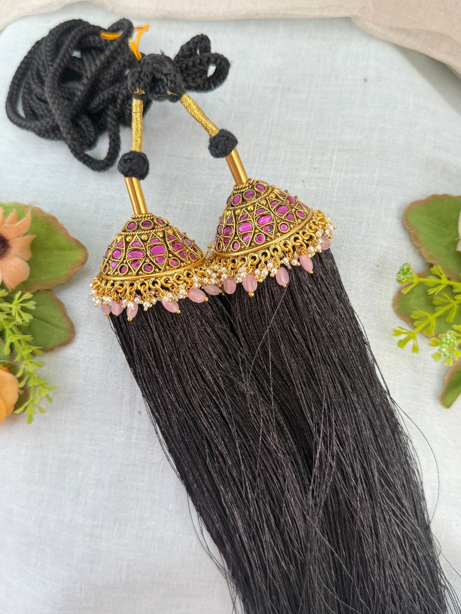 Royal Antique Jadau Bridal Jadai Kuchu Kunjalam 91 - Mahilas