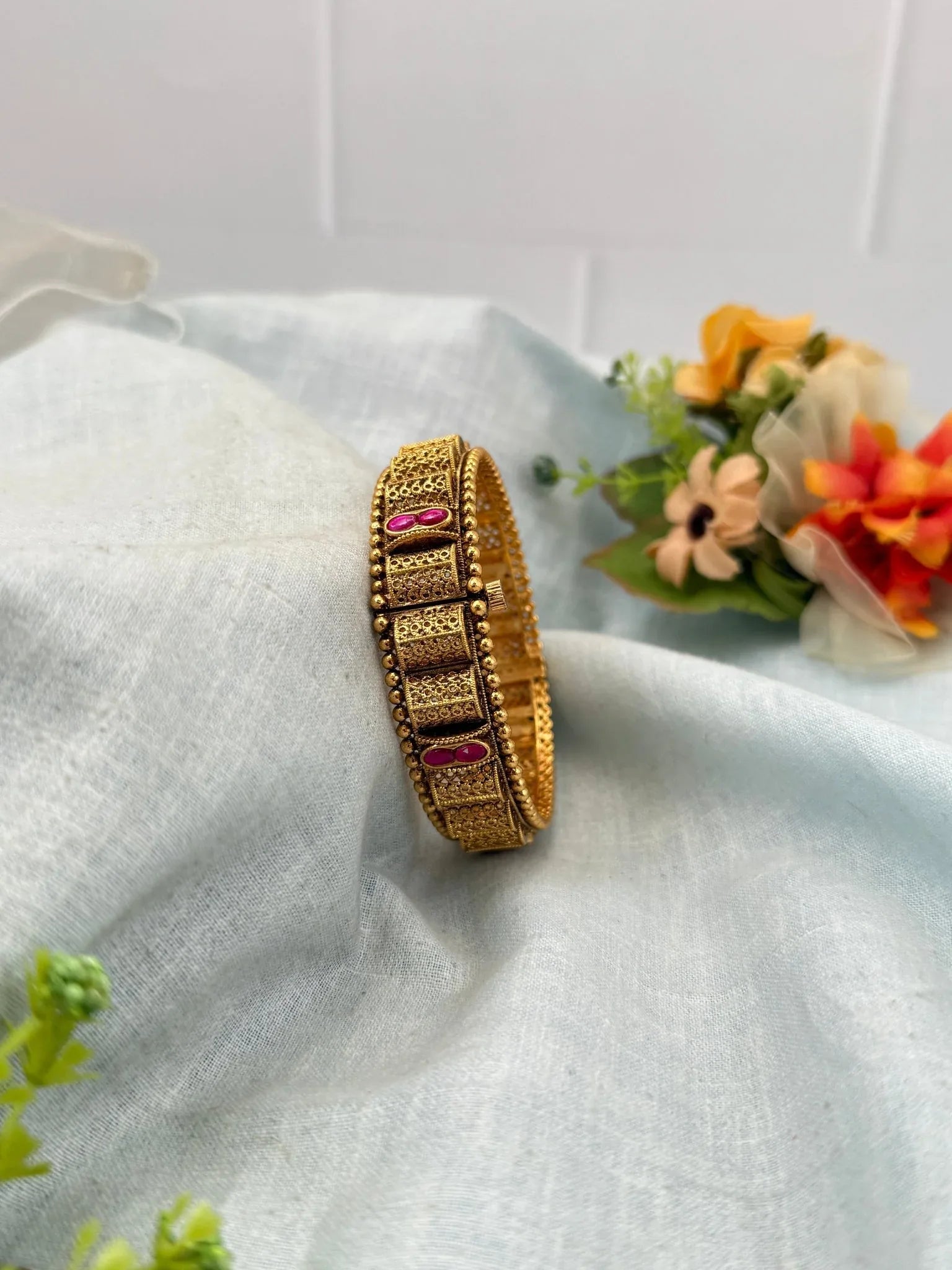 Royal Antique Kada Bangle 7076 - Mahilas
