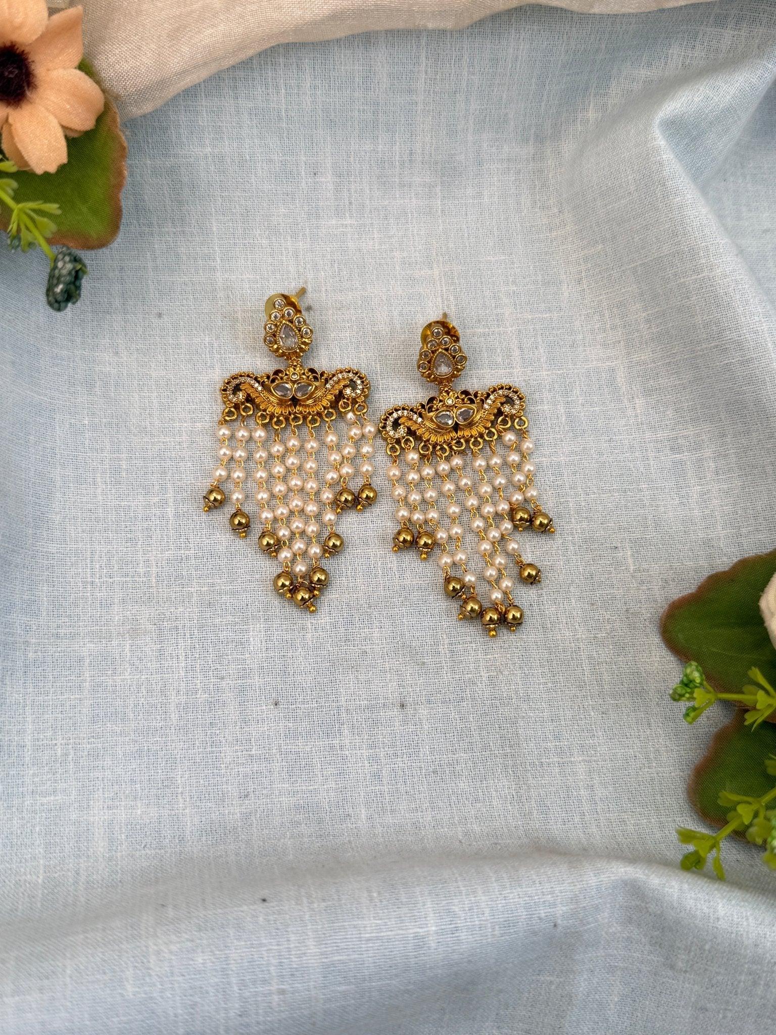 Royal Antique Layer Earrings 0576 - Mahilas