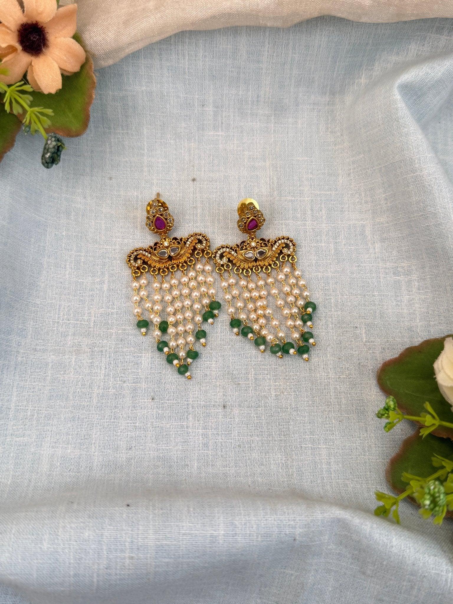 Royal Antique Layer Earrings 0577 - Mahilas