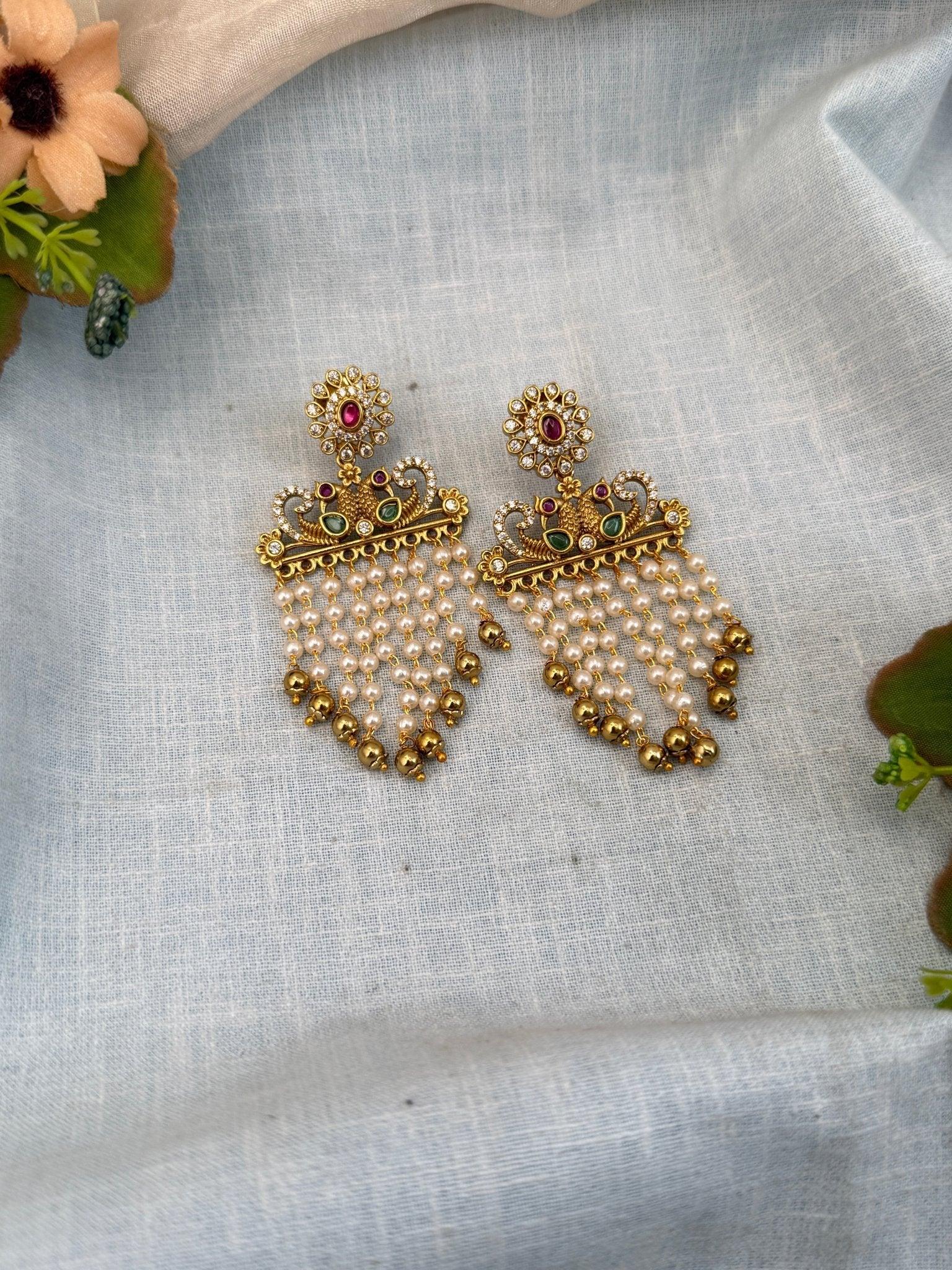 Royal Antique Layer Earrings 0586 - Mahilas