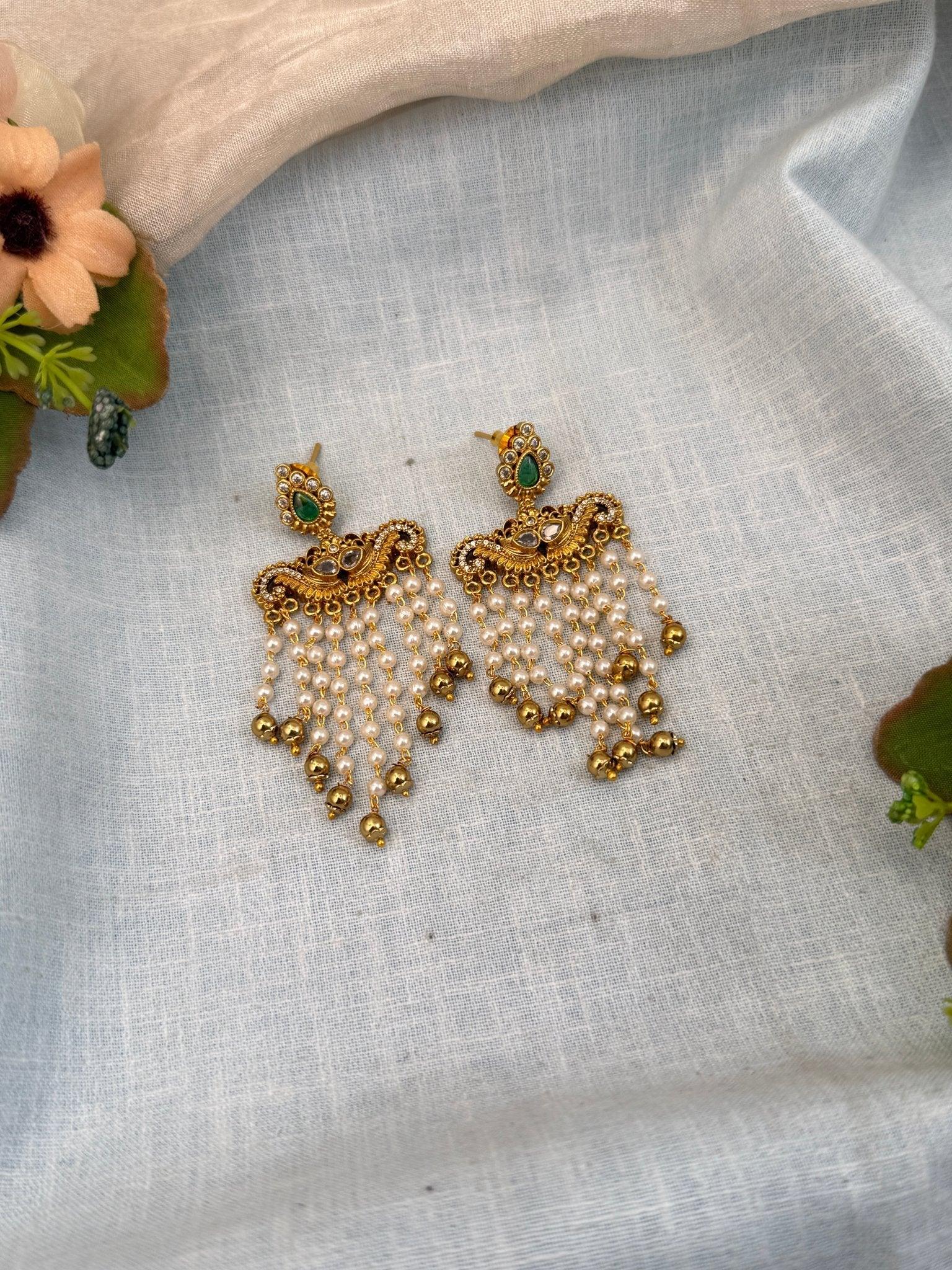 Royal Antique Layer Earrings 0589 - Mahilas