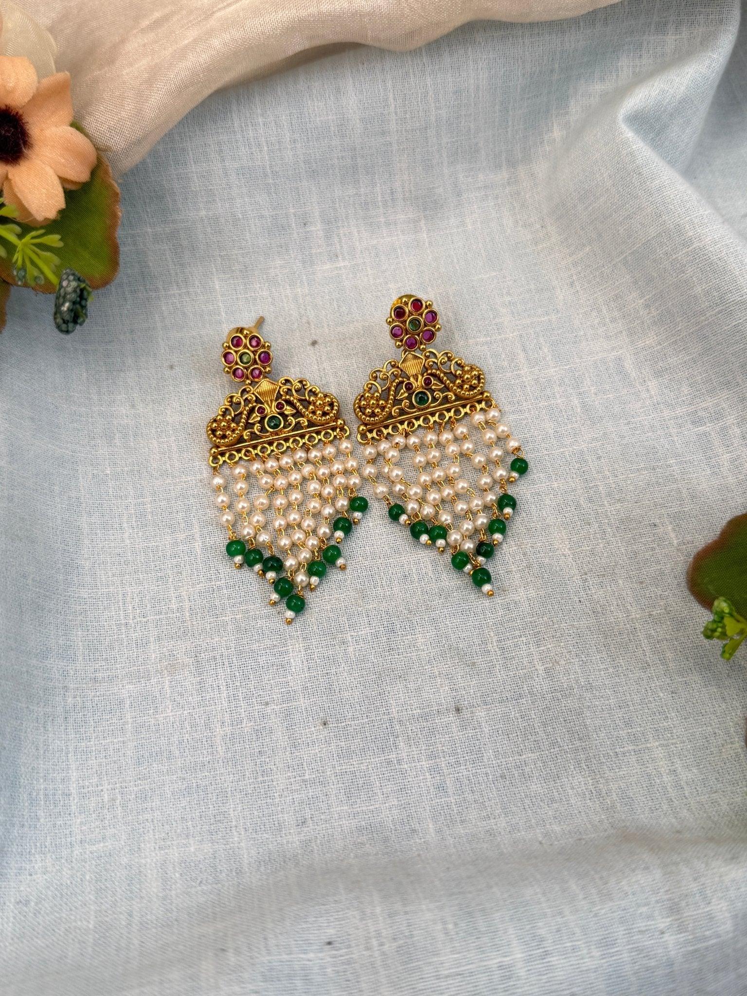 Royal Antique Layer Earrings 0590 - Mahilas