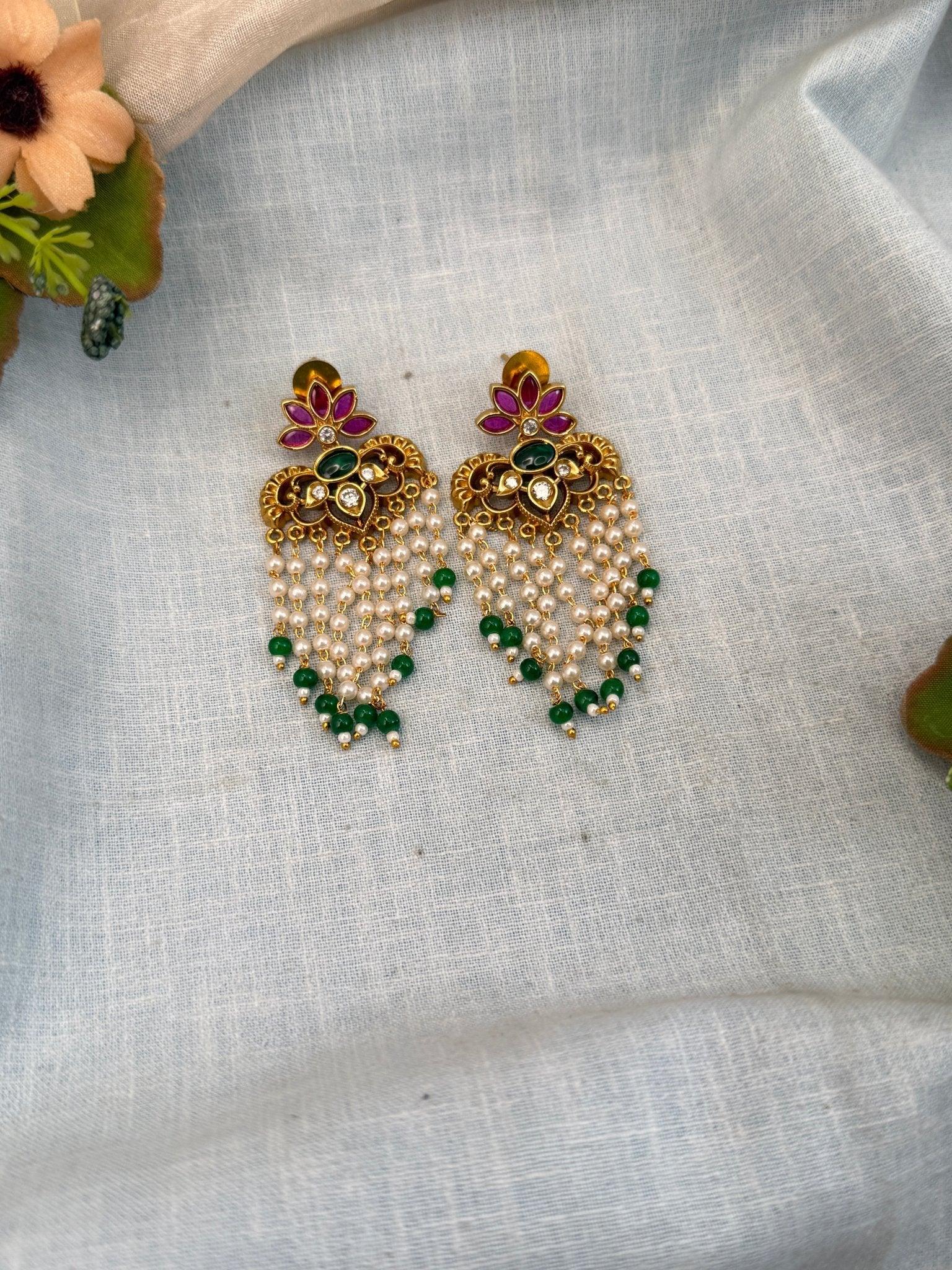 Royal Antique Layer Earrings 0591 - Mahilas