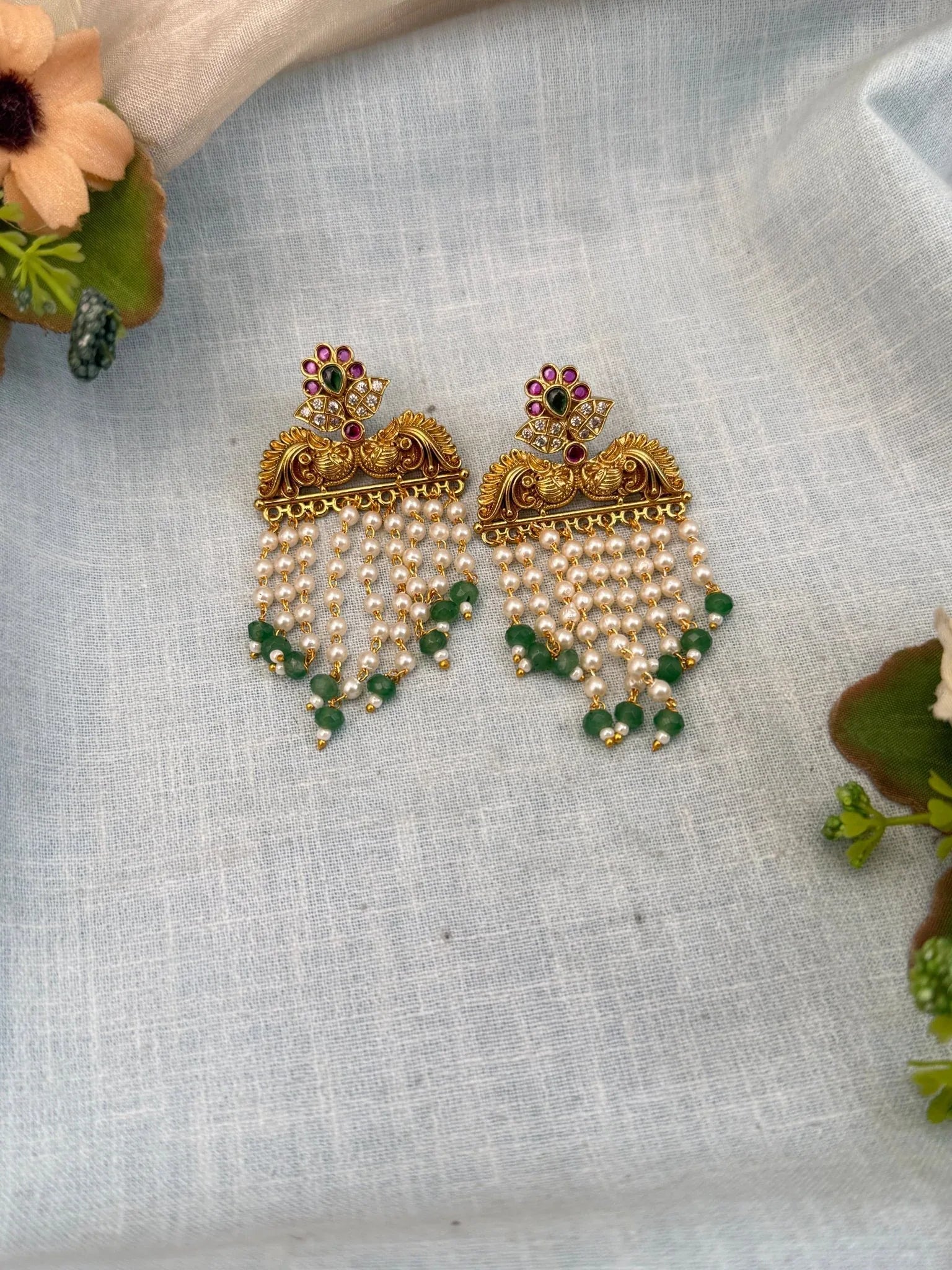 Royal Antique Layer Earrings 0594 - Mahilas